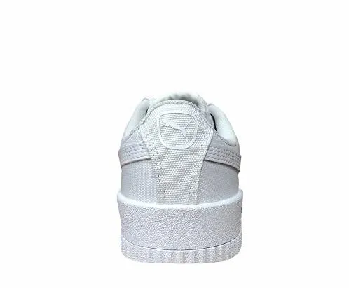 Puma scarpa sneakers da donna in canvas Carina CV 368669 08 bianco Torque Control Grooves