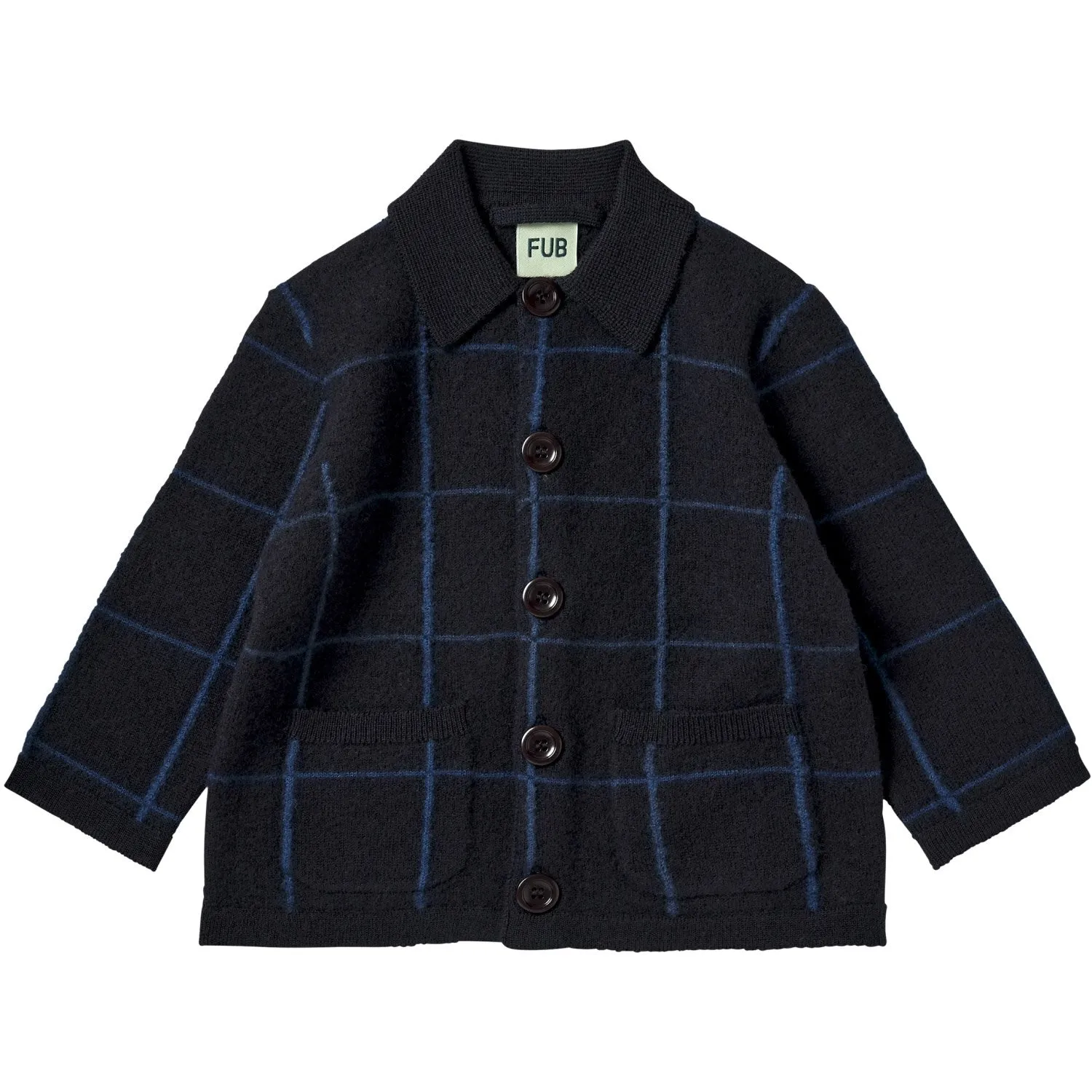 Comfort Fit FUB Dark Navy/Pond Blue Baby Felted Jacket