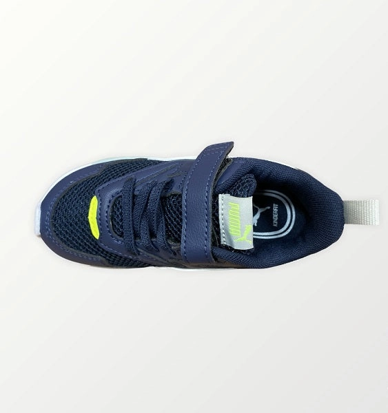 Puma scarpa sneakers da infant X-Ray Lite AC Inf 374398 21 blu-bianco-giallo running in amateur tracks shoes Durable Foam Compound