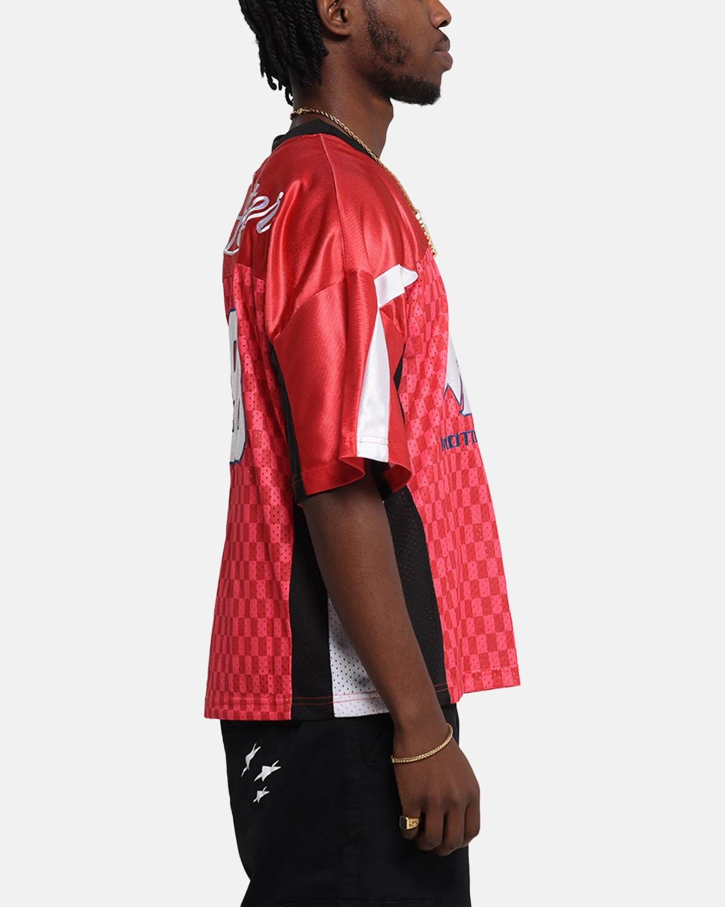 Low Friction Texturing Loiter End Zone Jersey Pink