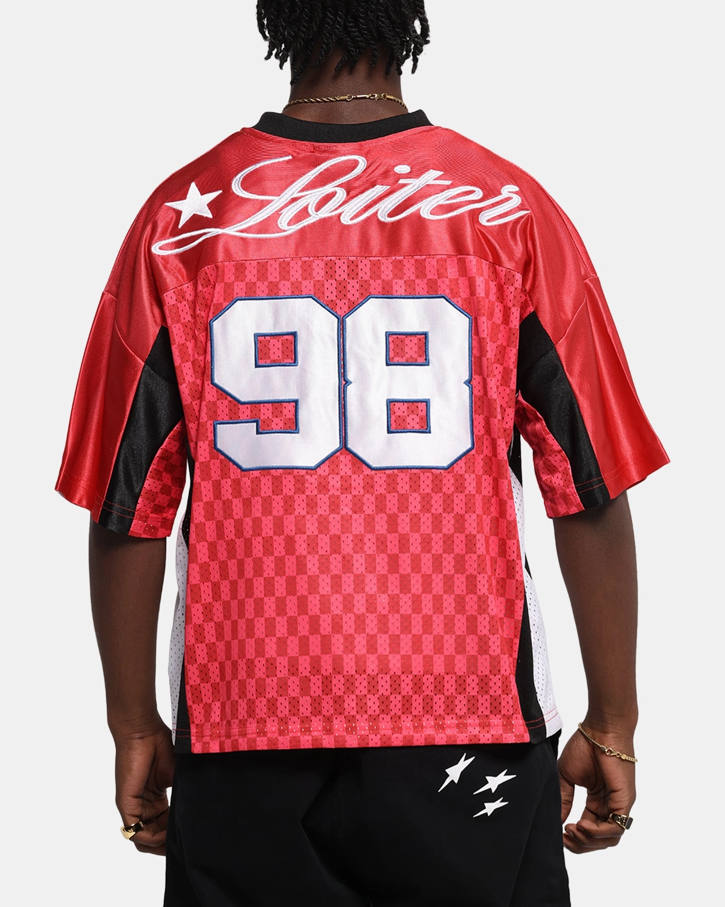 Loiter End Zone Jersey Pink Dry Performance