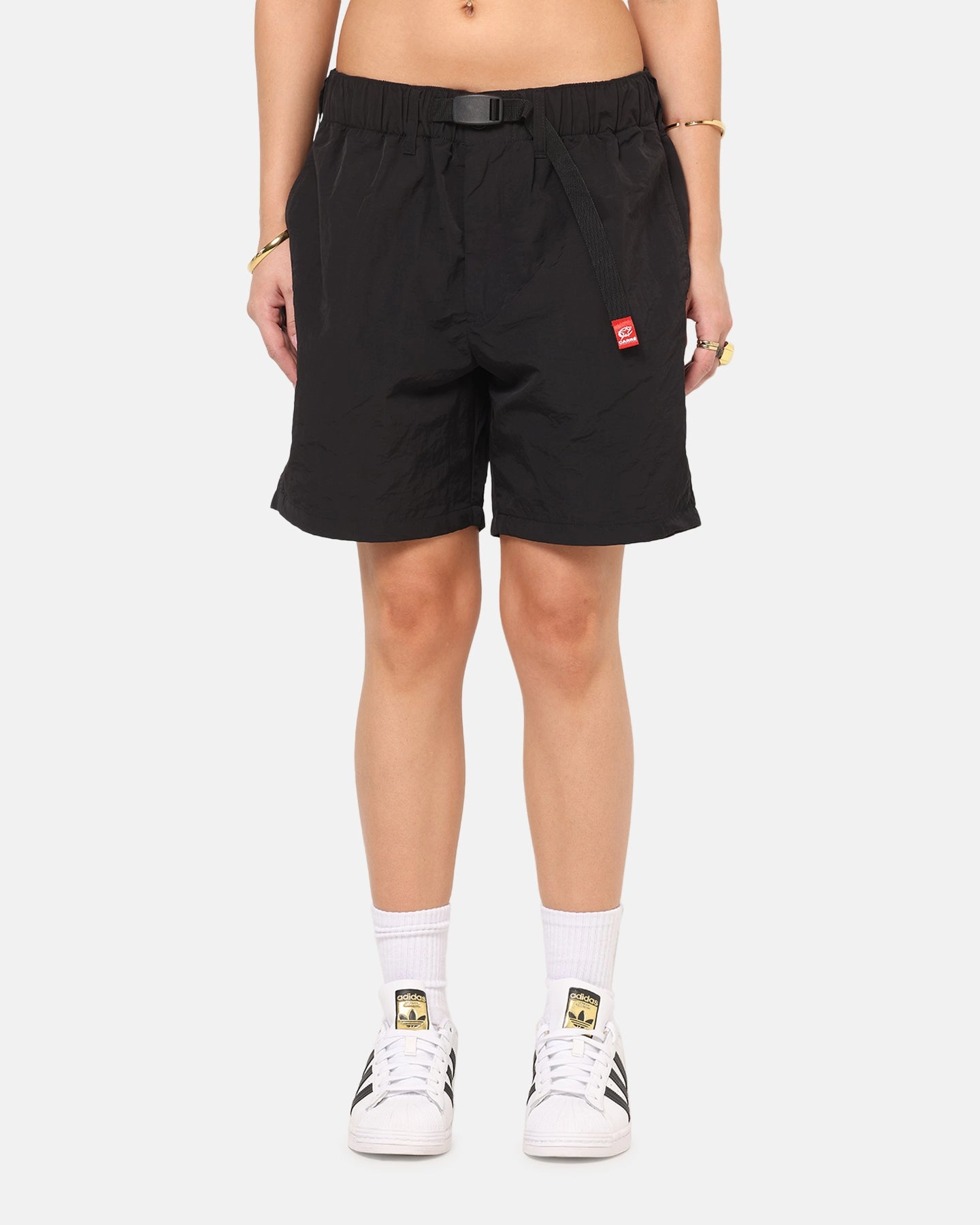 Easy Care Fabric Finish Carre International Shorts Black