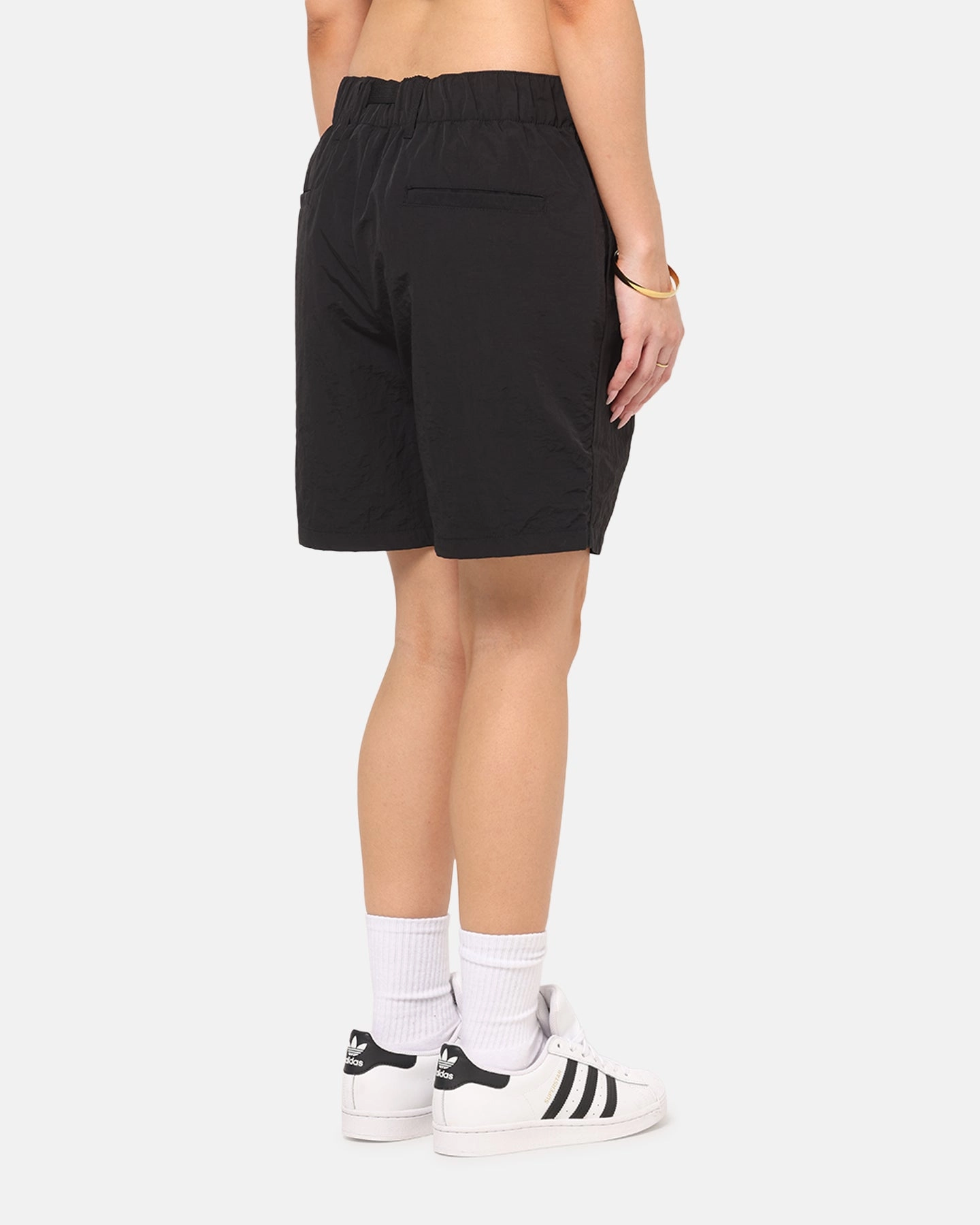 Carre International Shorts Black Sporty Design