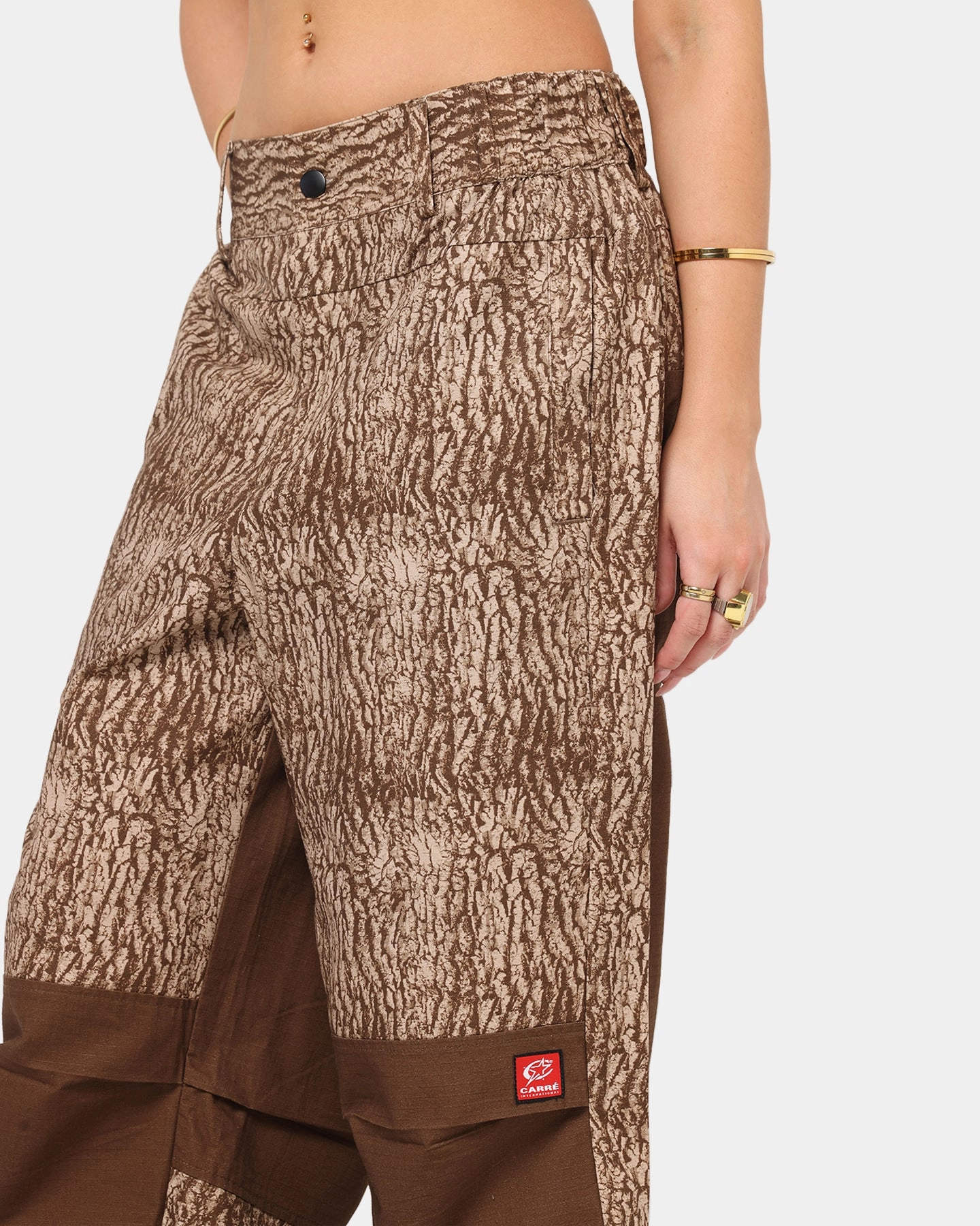 Side Pockets Carre Avalanche Baggy Pants Tree Bark