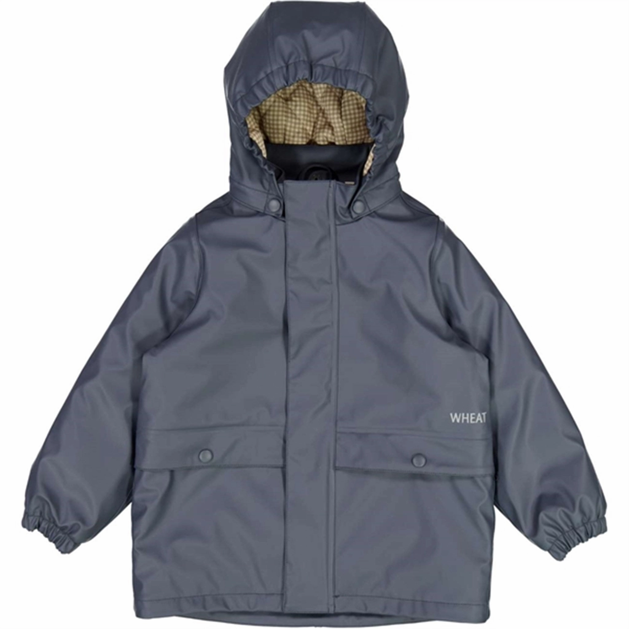 Wheat Rain Coat Ajo Thermo Greyblue Waterproof Design Smart Design