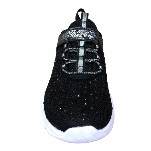 Skechers scarpa da ginnastica da ragazza Meridian Best Intent 81952L BKW nero bianco Moisture Absorbing soccer - compatible shoes