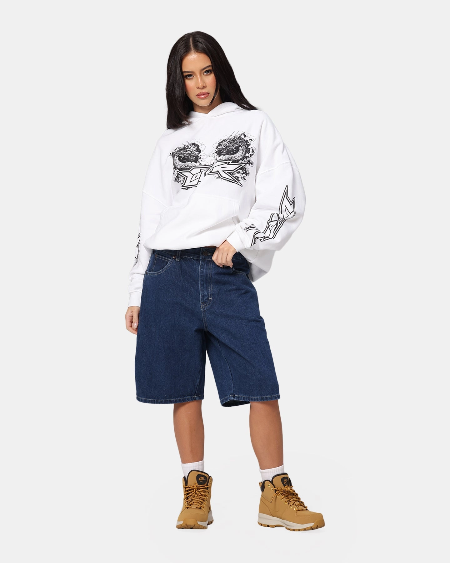Quick-Dry Fabric Dickies Relaxed Fit Carpenter Shorts Stone Washed Indigo