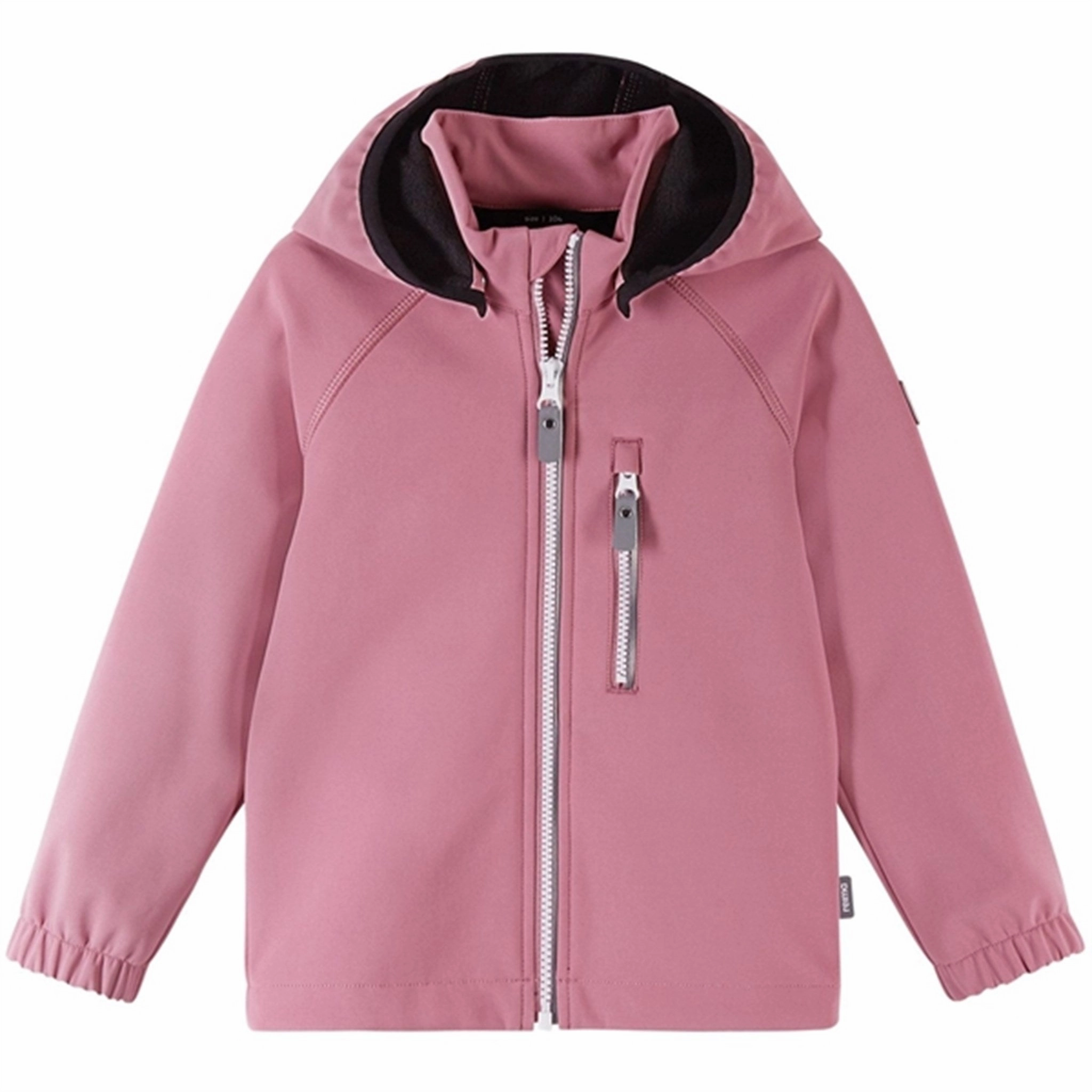 Packable Technology Flexible Side Gussets Reima Softshell Jacket Vantti Blush Rose