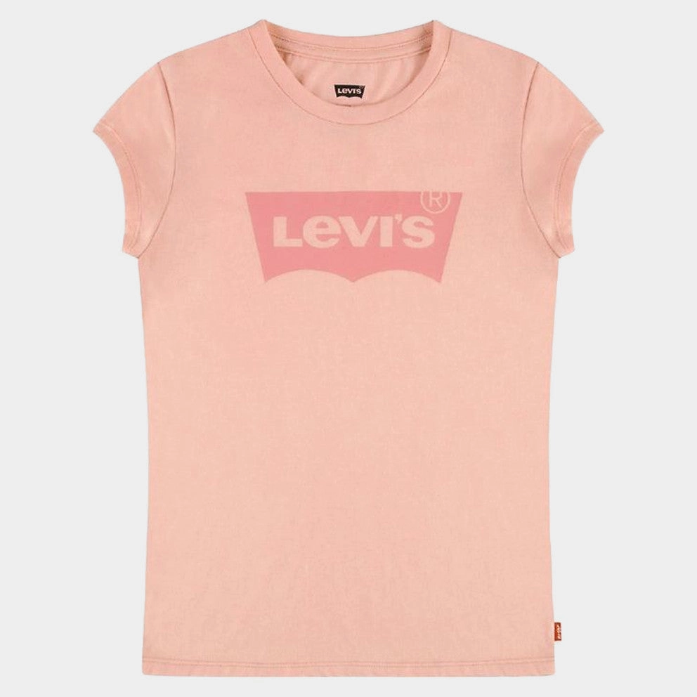 Fashion-Ready Anti Pilling Treatment Levi's Kids maglietta manica corta da bambina Logo Classic 3E4234 AED rosa