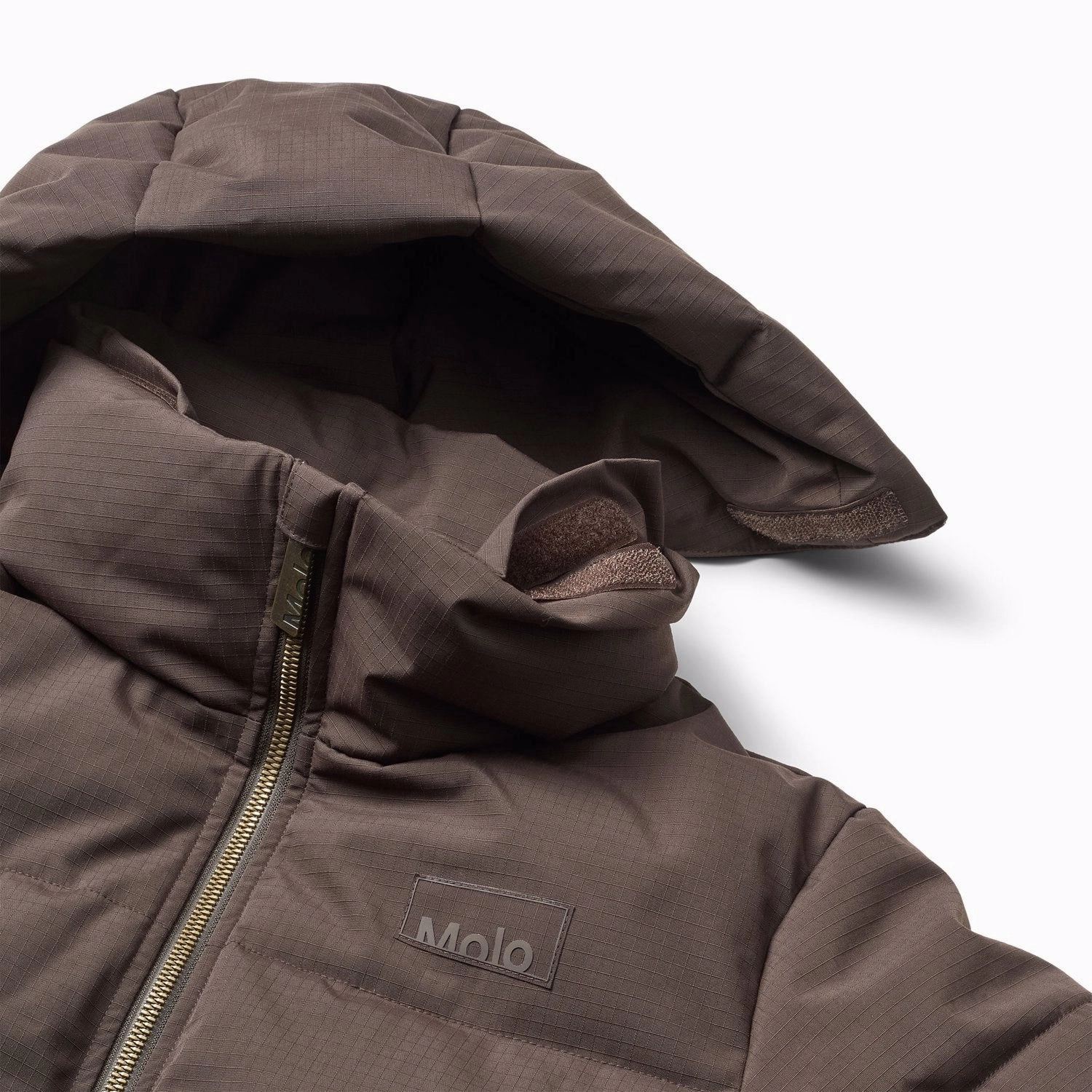 Molo Dark Cocoa Harper Jacket Noise Free Zippers