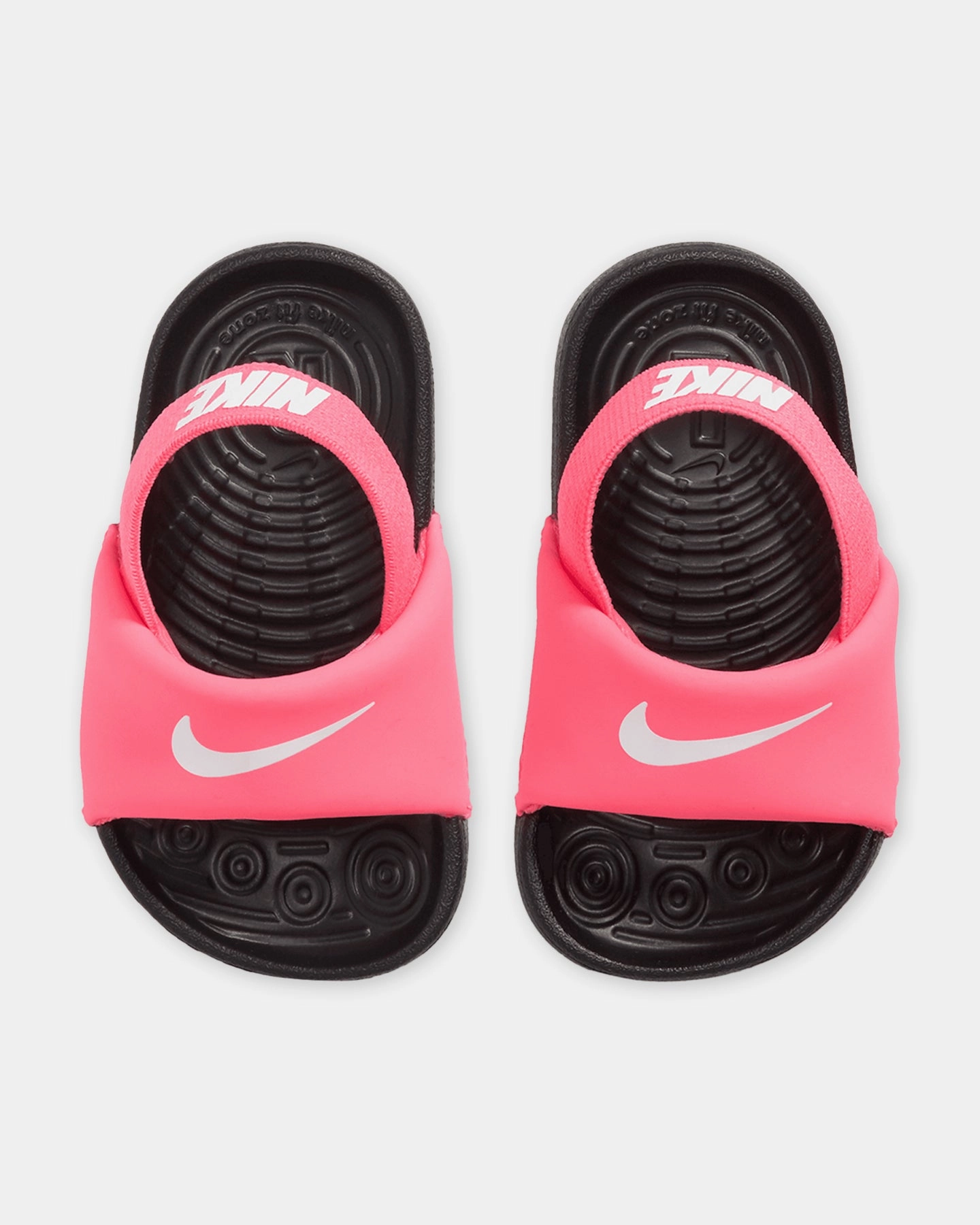 Core training Reinforced Arch Nike Kids' Infant Kawa Slide Digital Pink/White