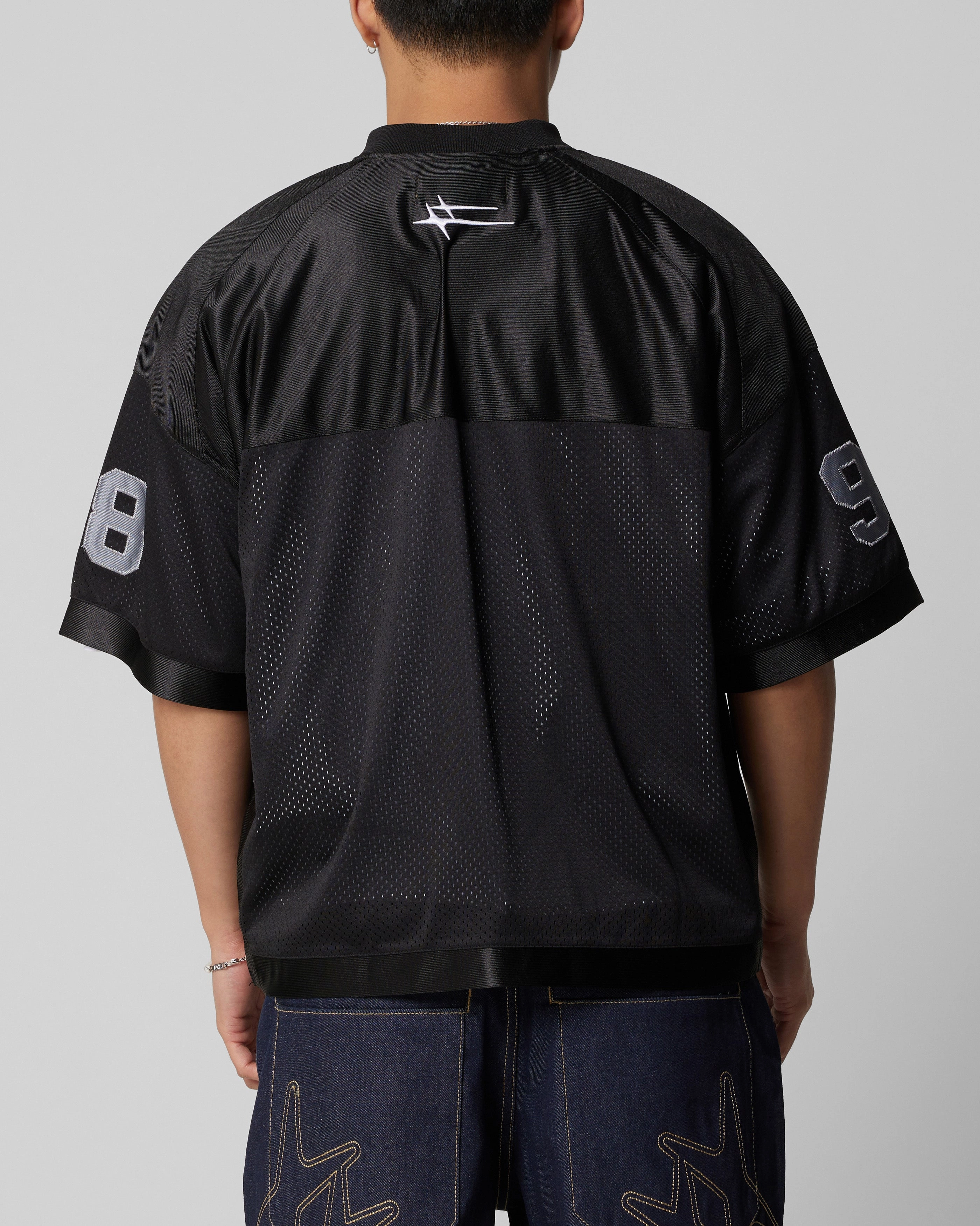 Loiter Training Jersey Black UV Protective Material Durable Stitching