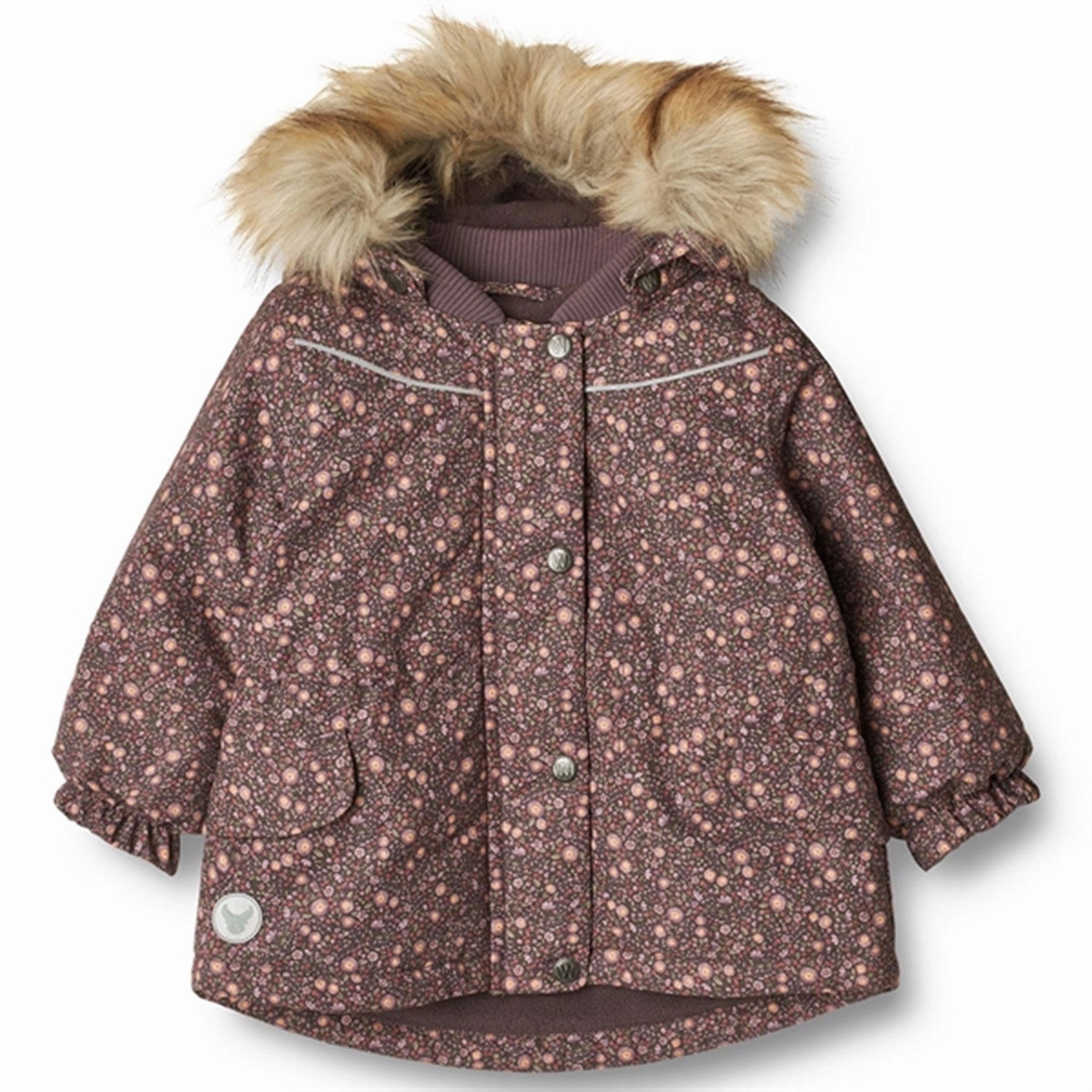 Comfort Fit Design Wheat Jacket Mathilde Tech Eggplant Buttercups