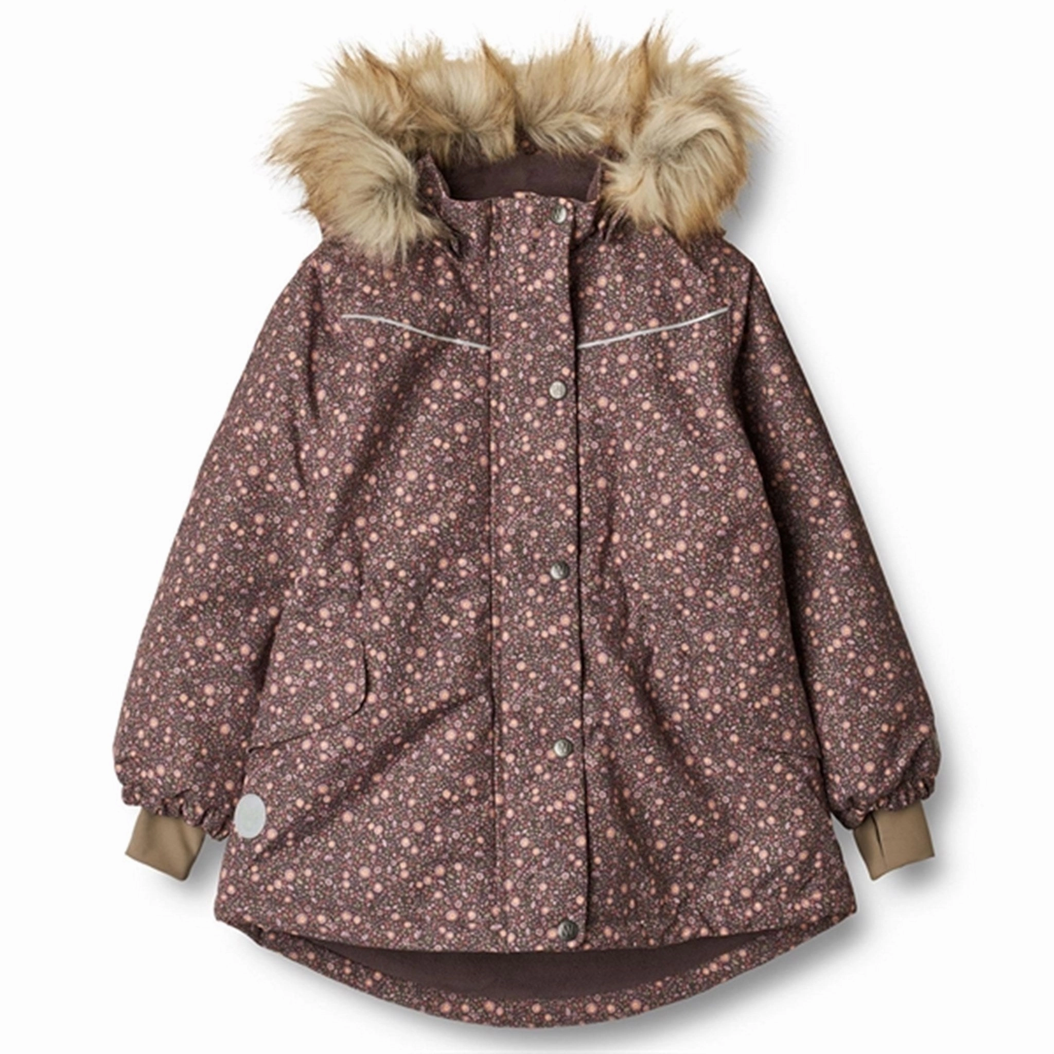 Travel Fit Breathable mesh lining Wheat Jacket Mathilde Tech Eggplant Buttercups