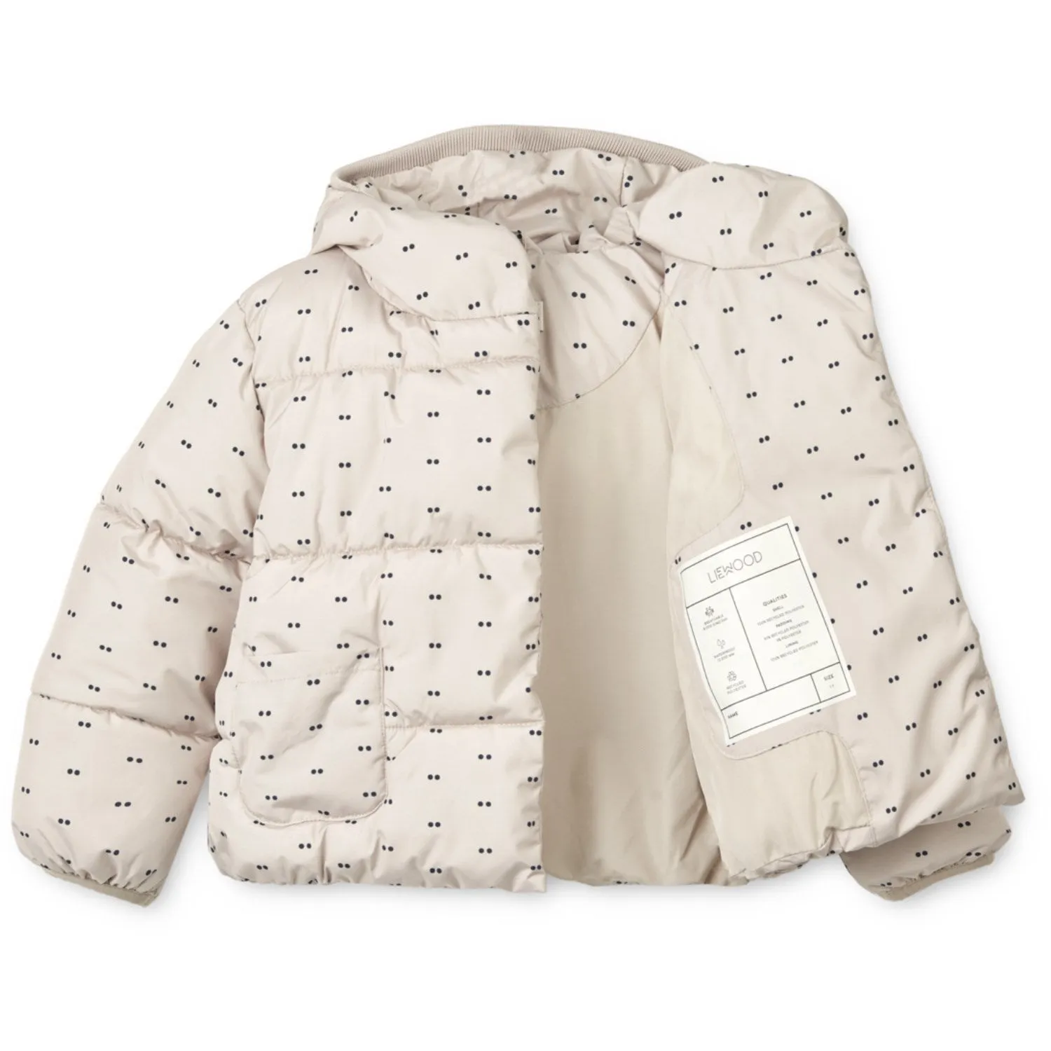 LieWood Double Dot / Silver Lining Giovanna Jacket DoubleStitchSeams DoubleLayeredCuffs