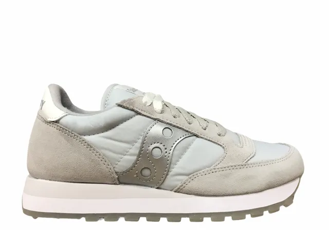 Saucony Originals scarpa sneakers da donna Jazz S1044-607 grigio argento Micro Perforations