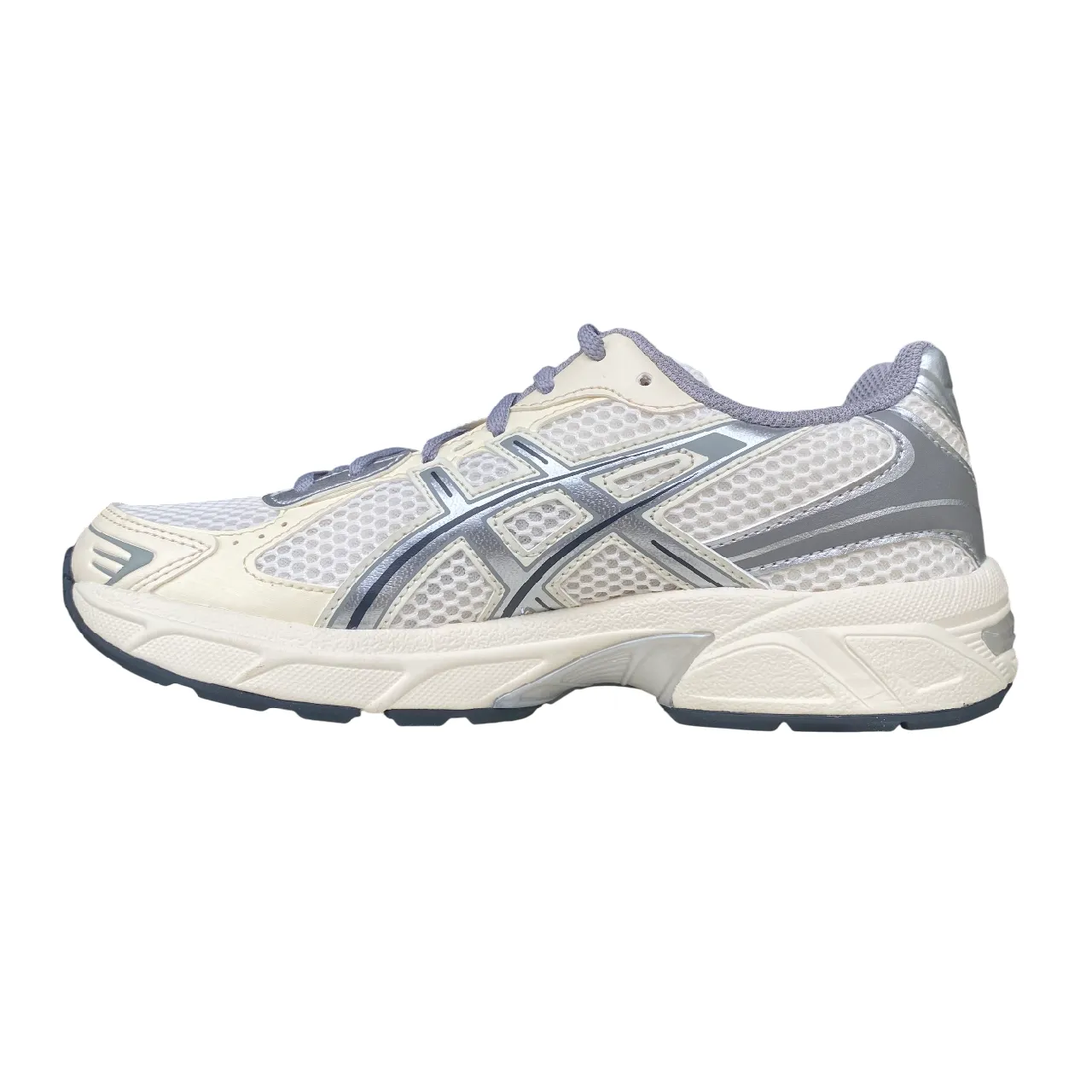 Asics SportStyle scarpa sneakers da donna Gel-1130 1202A164-116 crema-grigio foam - midsole - cushioning - softness shoes anti - microbial fabric