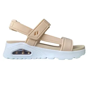 Skechers Sandali Uno Summer Stand2 Naturali Donna 119813 - Vegan Comfortable summer shoes
