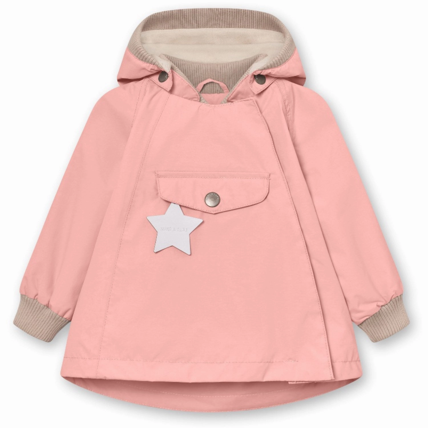 Thermal Lined Mini A ture Rose Tan Wai Fleece Lined Spring Jacket. GRS