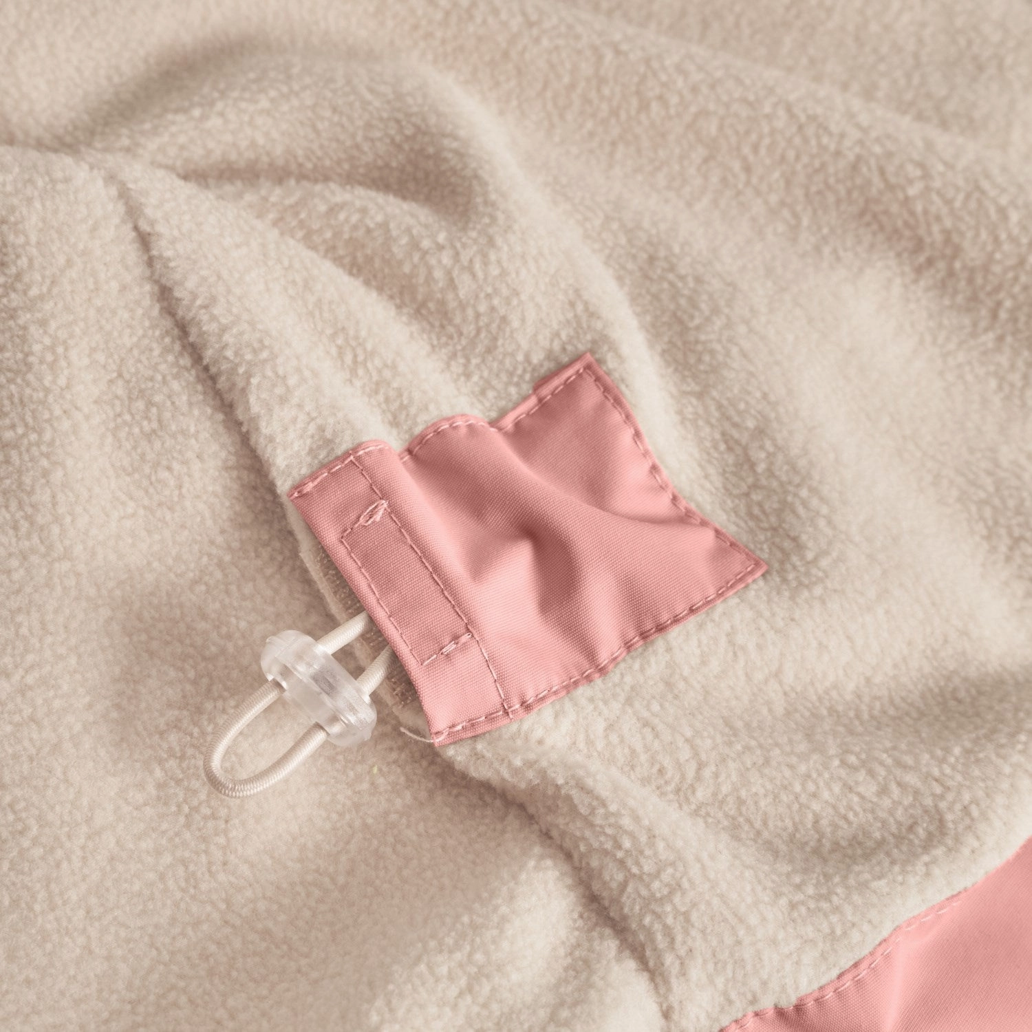 Mini A ture Rose Tan Wai Fleece Lined Spring Jacket. GRS Moisture Wicking Layer