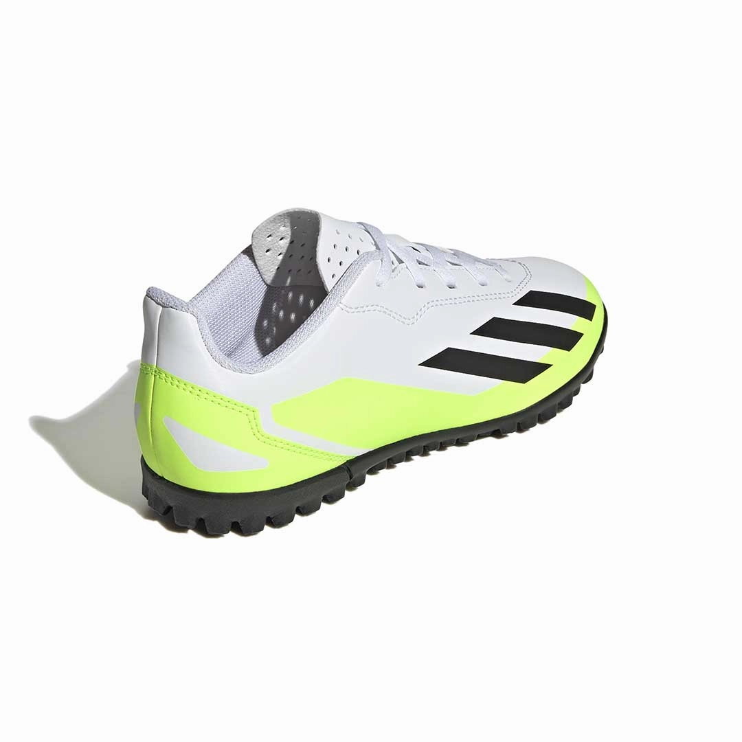 adidas - Kids' (Junior) X Crazyfast.4 Turf Shoes (IE4066) Sporty Handcrafted Stitching