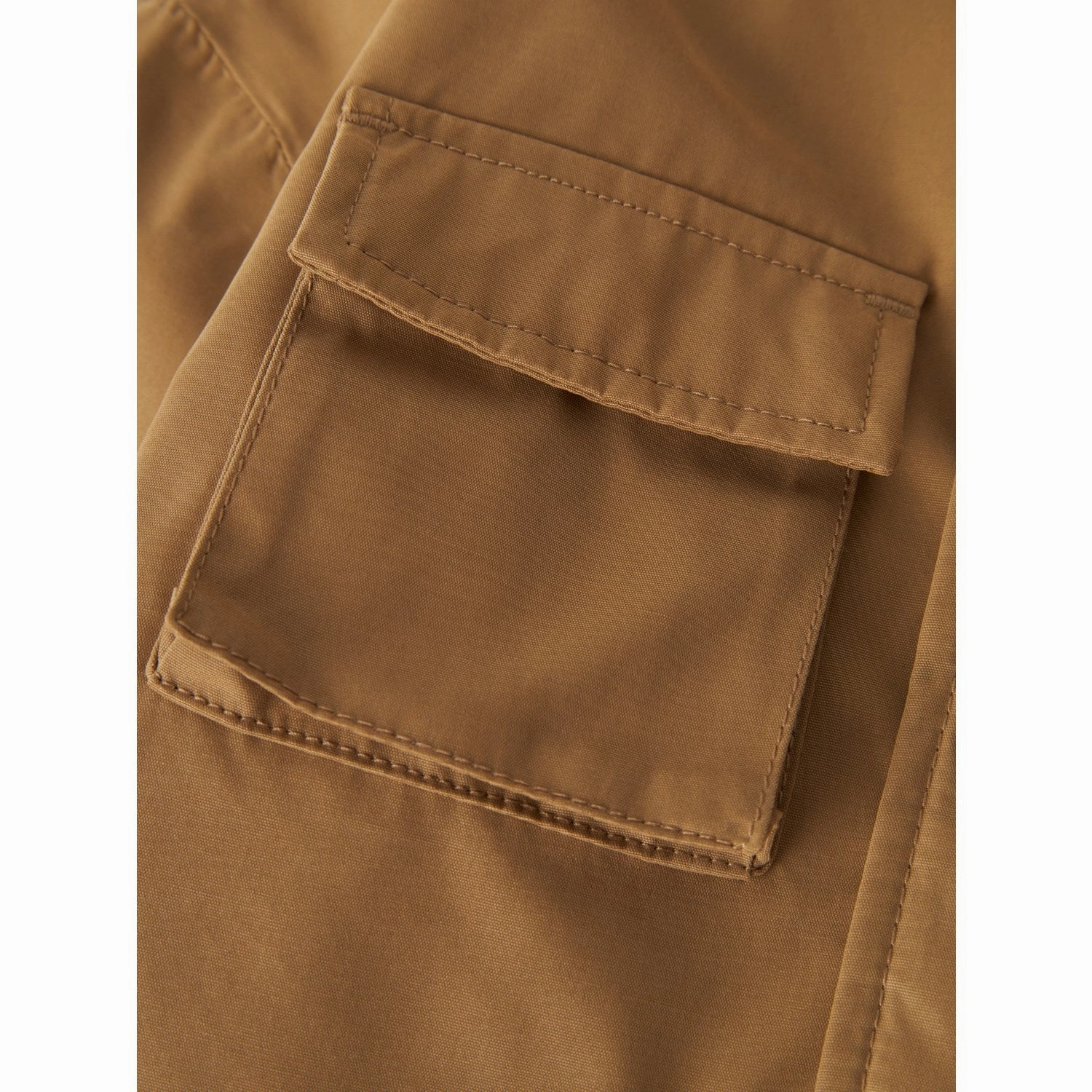 Wardrobe Essential Lightweight Polyester Blend Lil'Atelier Petrified Oak Godo Long Loose Jacket Fo