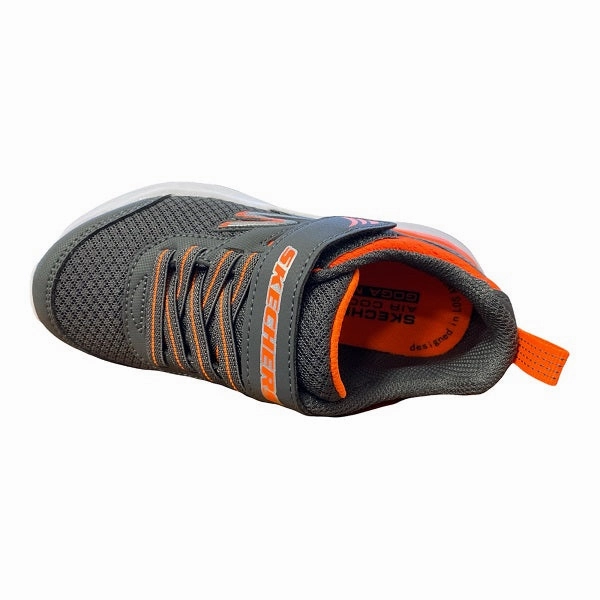 quiet shoes synthetic running shoes Skechers scarpa da corsa da bambino Go Run 400 V2 Darvix 405102L/CCOR grigio arancione