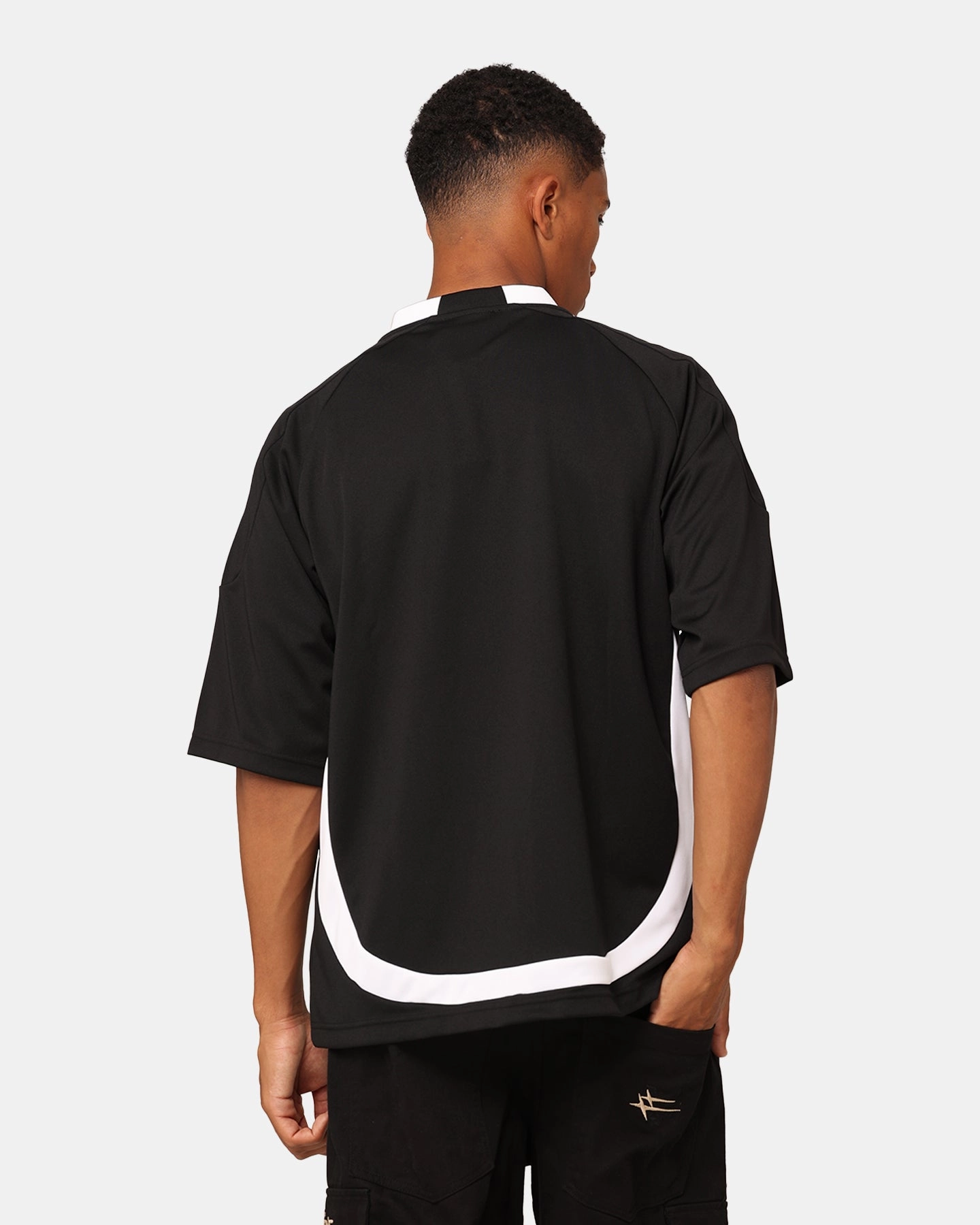 Business Meeting Adidas Oversized Short Sleeve Jersey Black