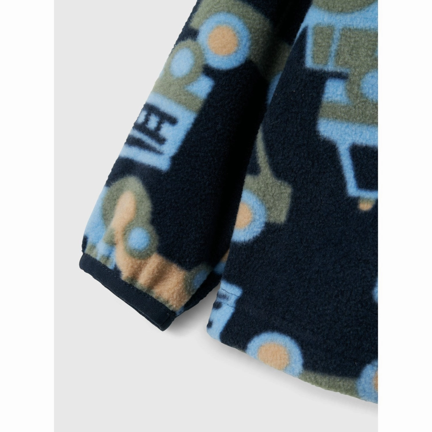 Layered Cuff System Name It Dark Sapphire Spektra Fleece Set AOP