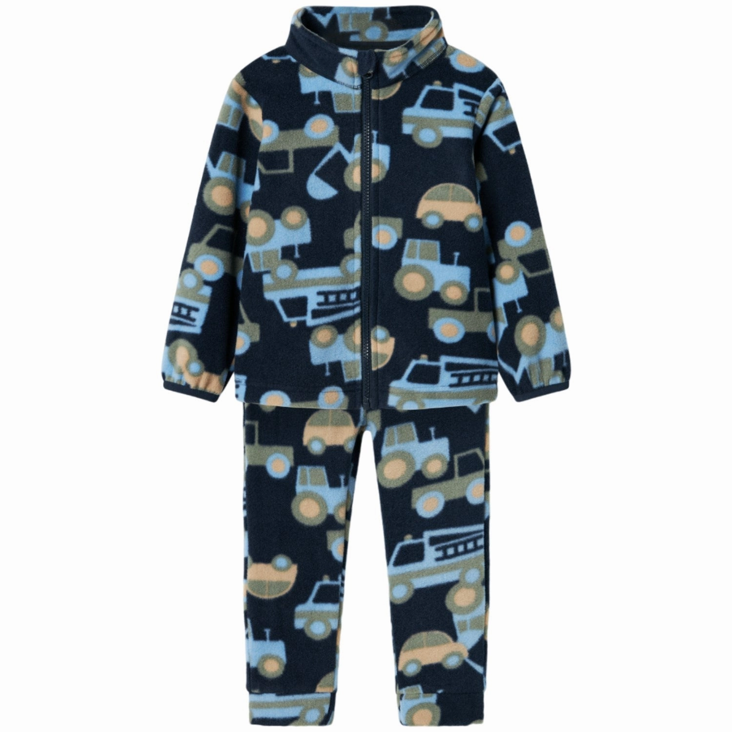 Name It Dark Sapphire Spektra Fleece Set AOP ReinforcedEdging