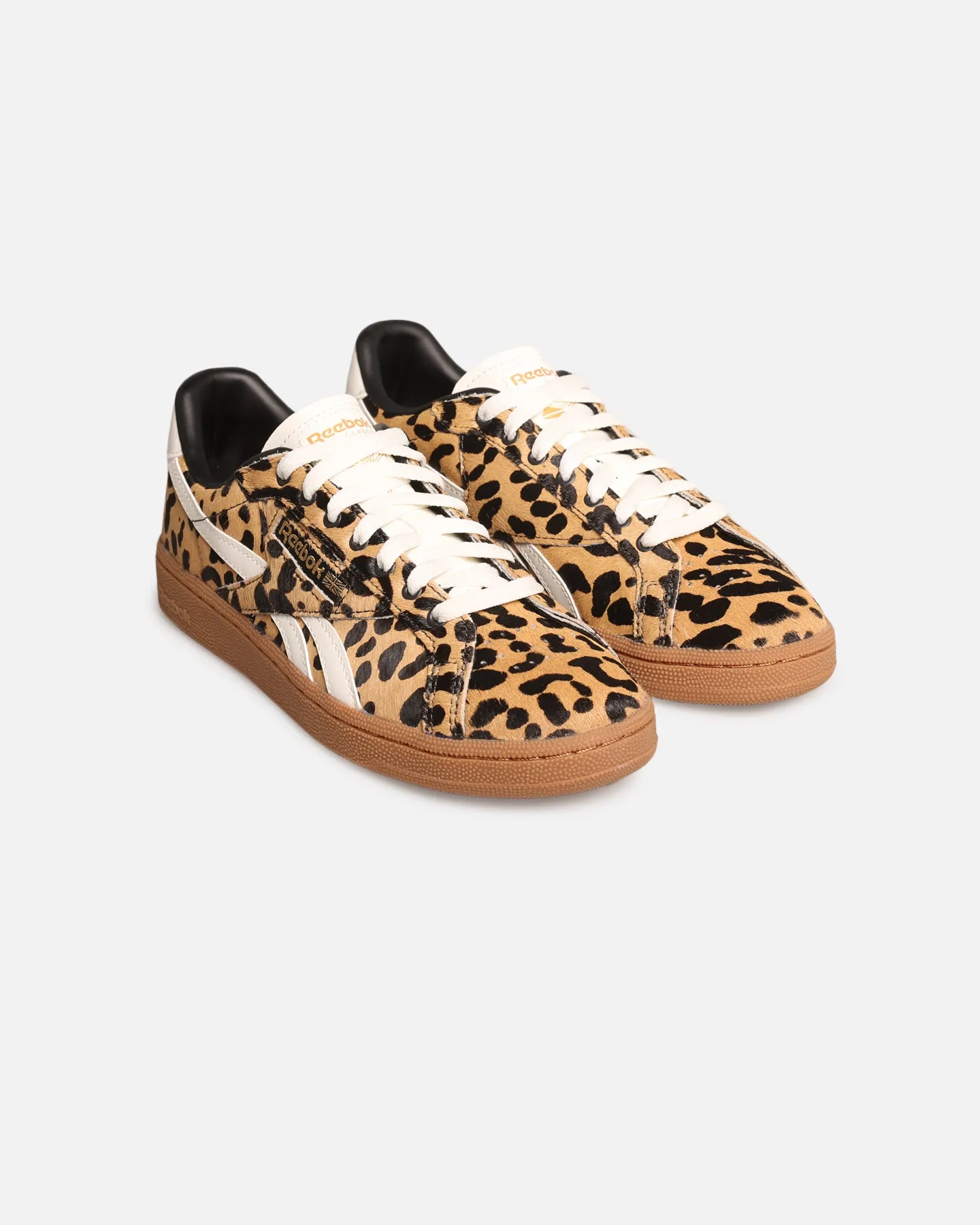 Reebok Women's Club C Grounds UK Cheetah multi - purpose running shoes