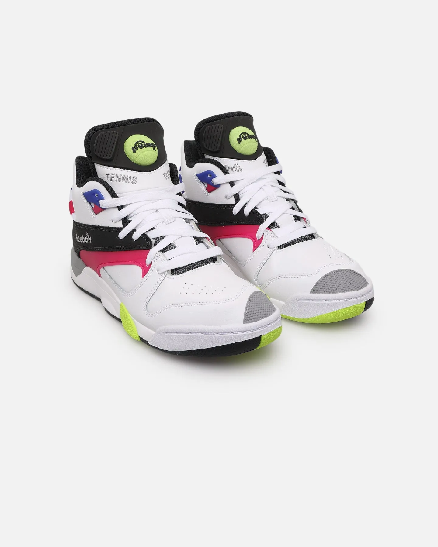 Reebok Court Victory Pump White/Black Zip   Up