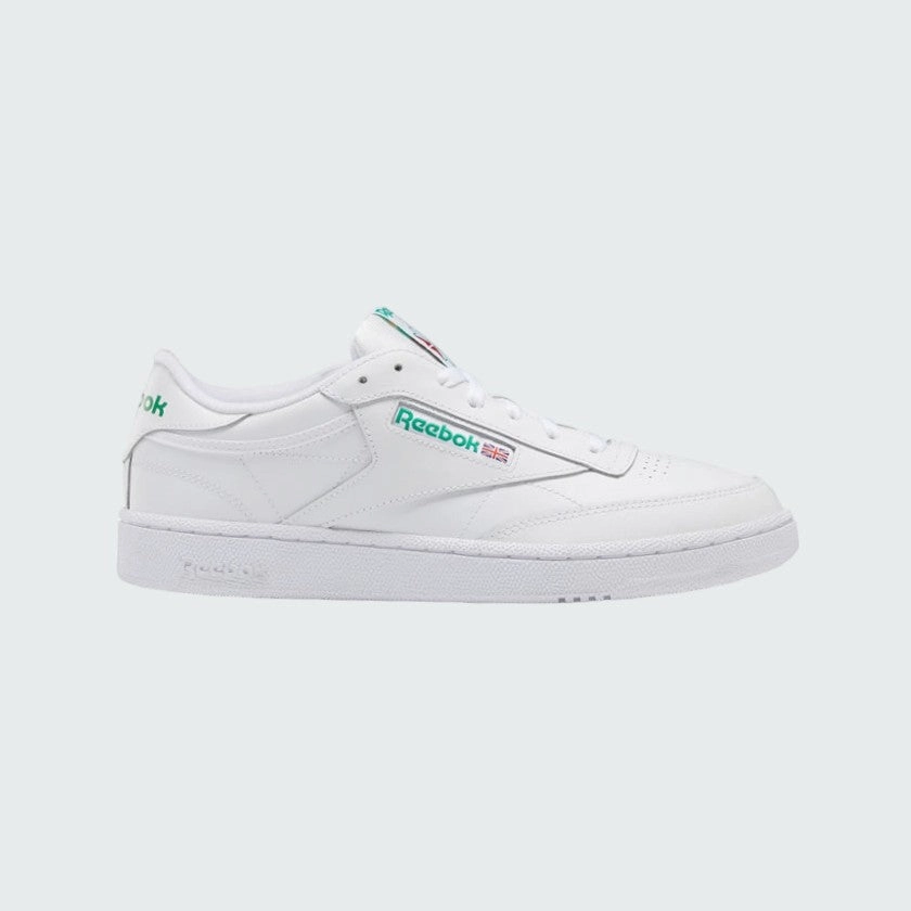 Classic Charm Shock Diffusion Plate Reebok Classic Club C 85 Unisex Trainers AR0456