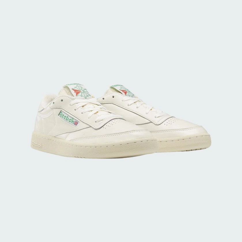 Reebok Classic Club C 85 Vintage Leather Chalk Unisex Trainers DV6434 daytime - running appeal