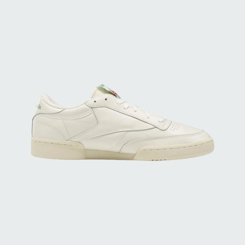 Half   Size Available Exclusive Reebok Classic Club C 85 Vintage Leather Chalk Unisex Trainers DV6434
