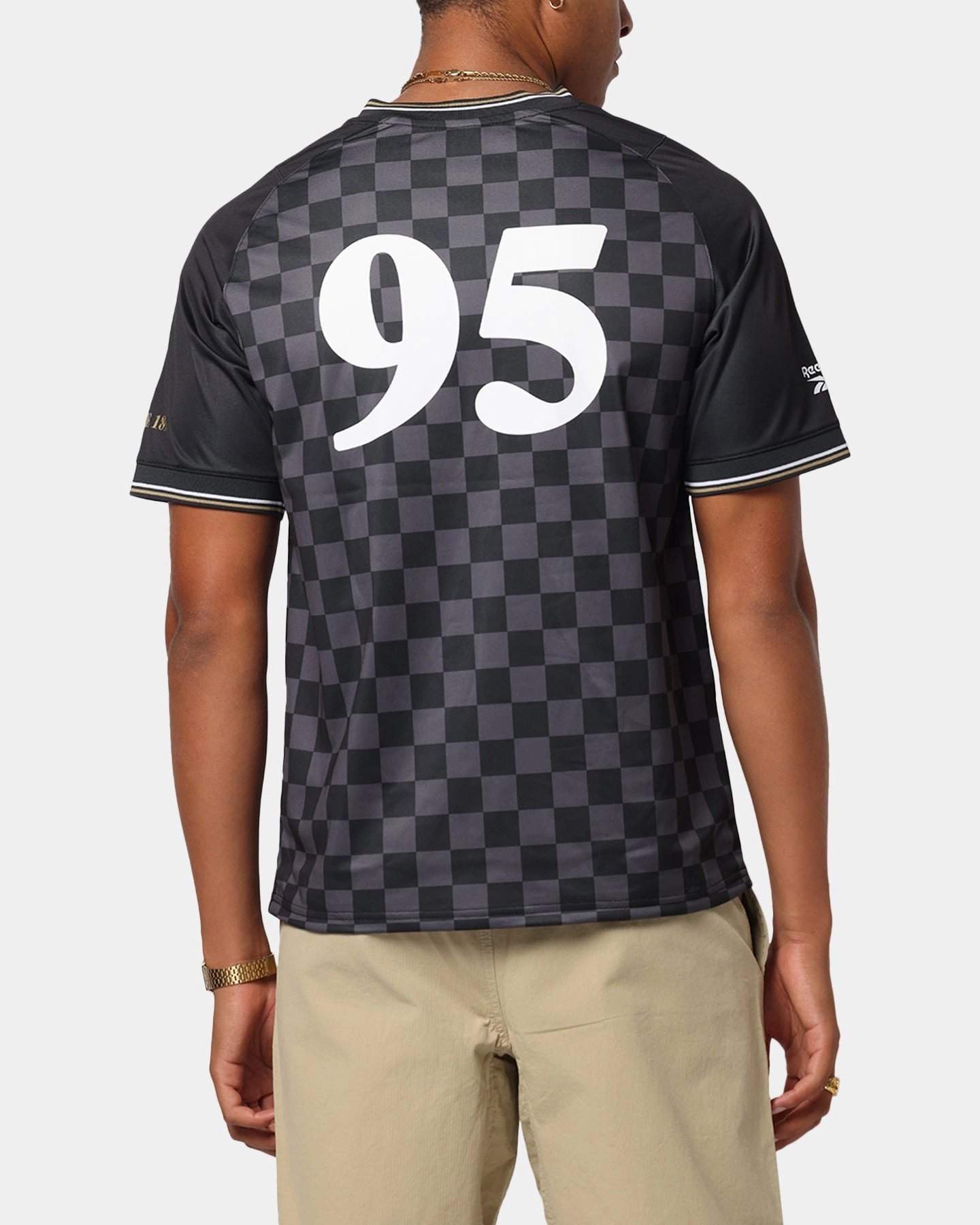 Reebok Heritage Jersey Black Enhanced Durability Reinforcement Minimal Design