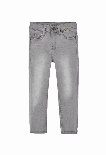 Festival Outfit Urban Explorer Boboli Pantalone denim elastico per ragazzo 590048 grigio