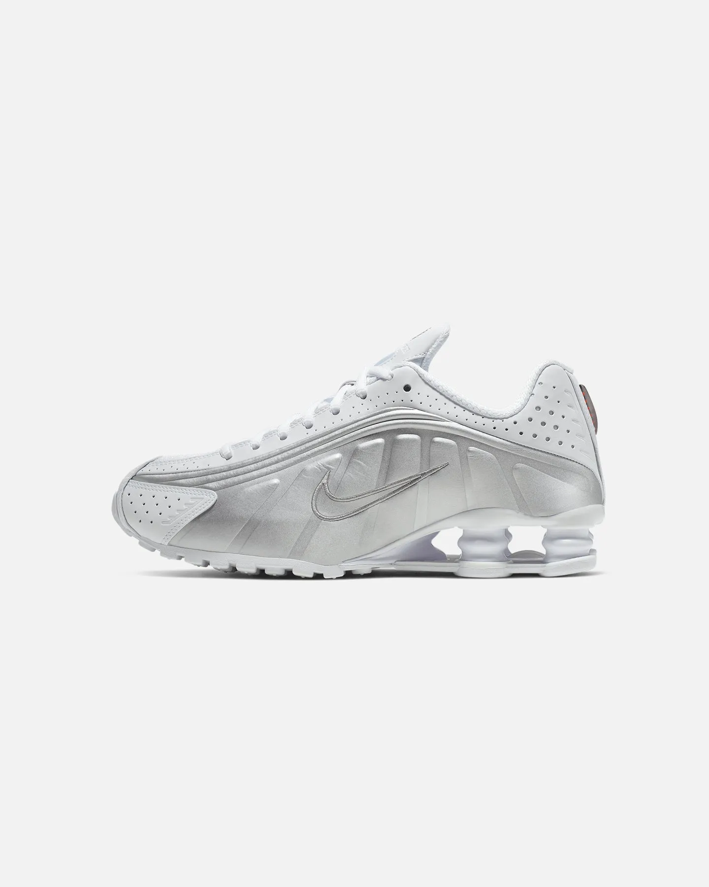 Nike Women's Shox R4 White/White machine - washable insole shoes Multi Surface