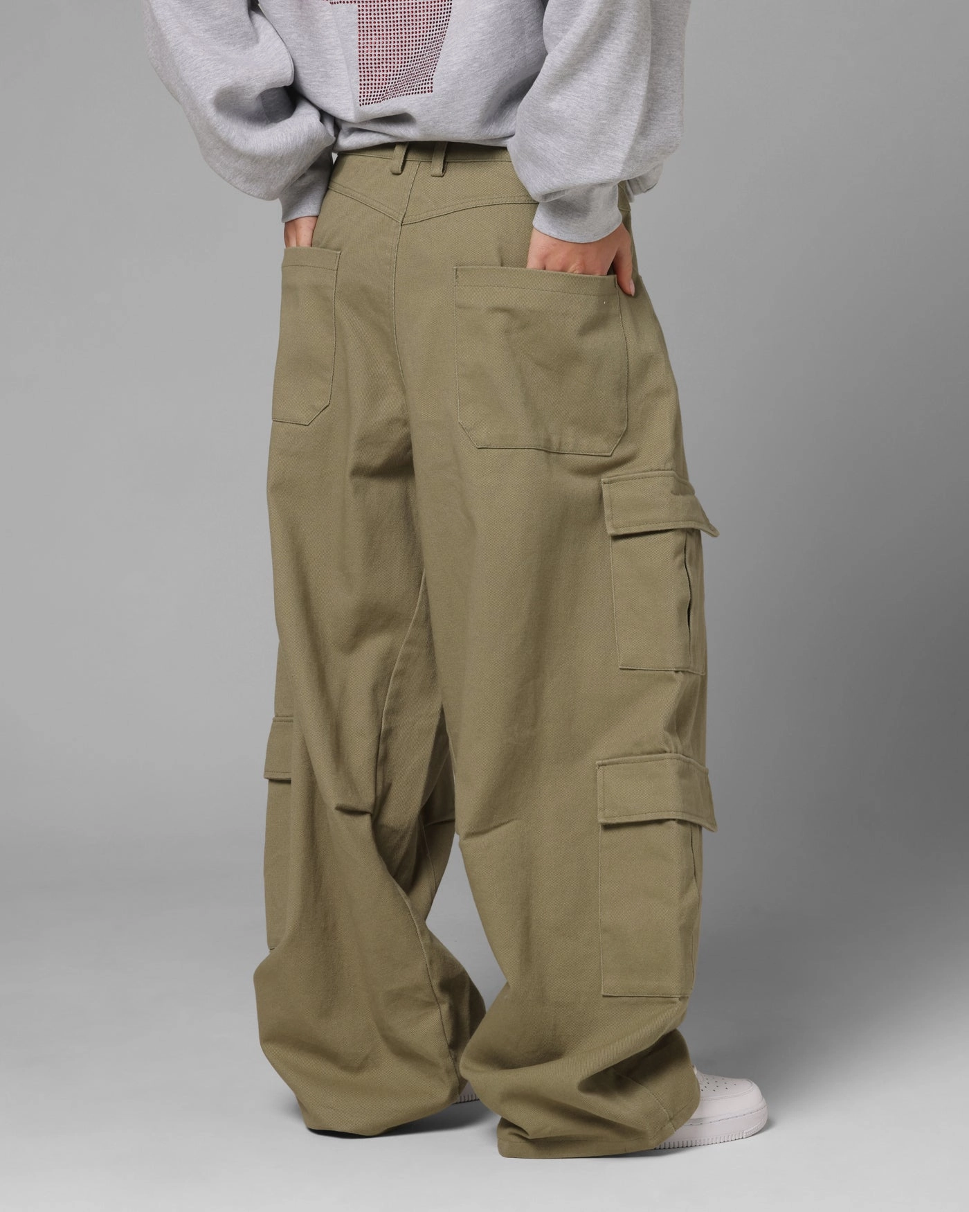 Breathable mesh lining Comfy Movement Fit Loiter F-16 Balloon Cargo Pants Khaki