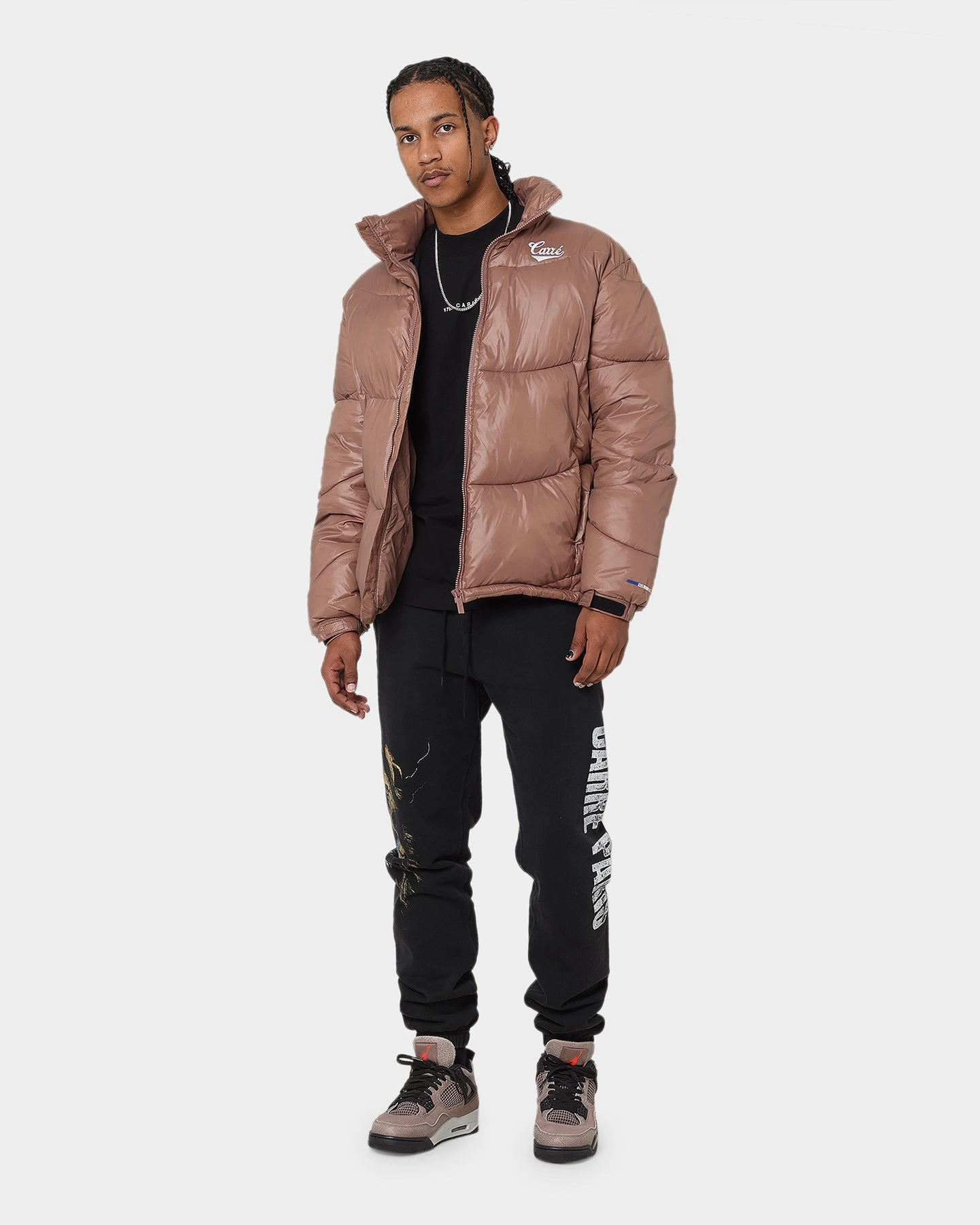 Cold Day Bus Carr?? Wave Puffer Jacket Brown