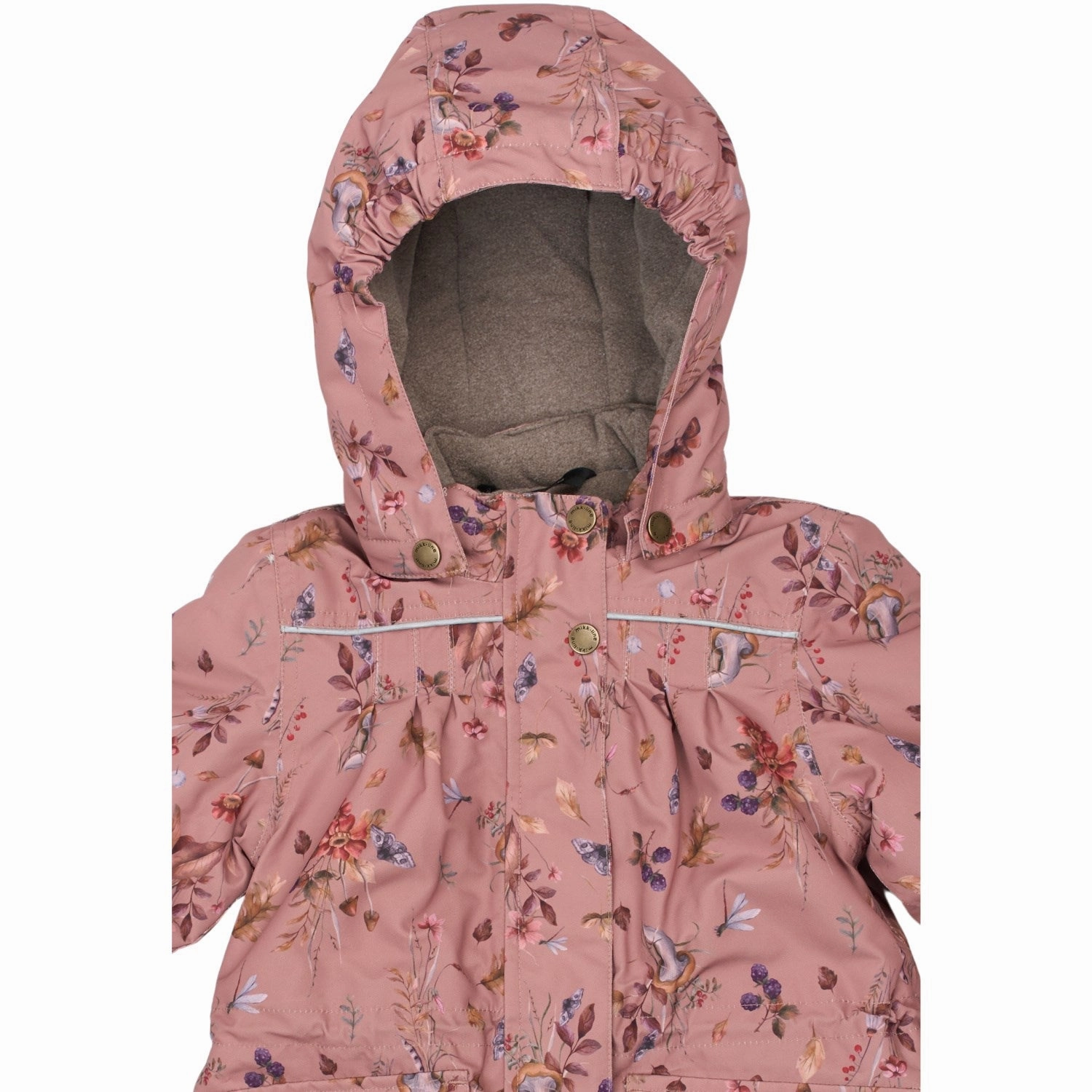 Wardrobe Essential Mikk-Line Burlwood Polyester Girls Jacket AOP Floral