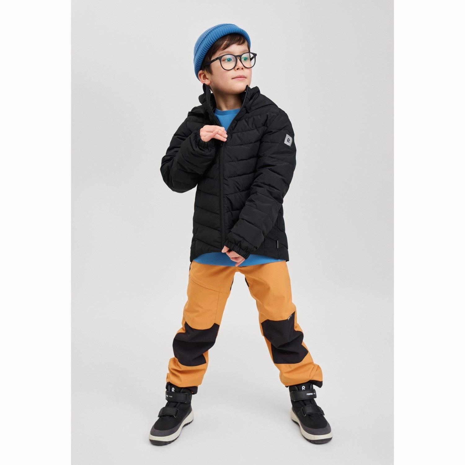 Reima Black Jacket Uumaja Black Ultra Light Packable Water resistant coating
