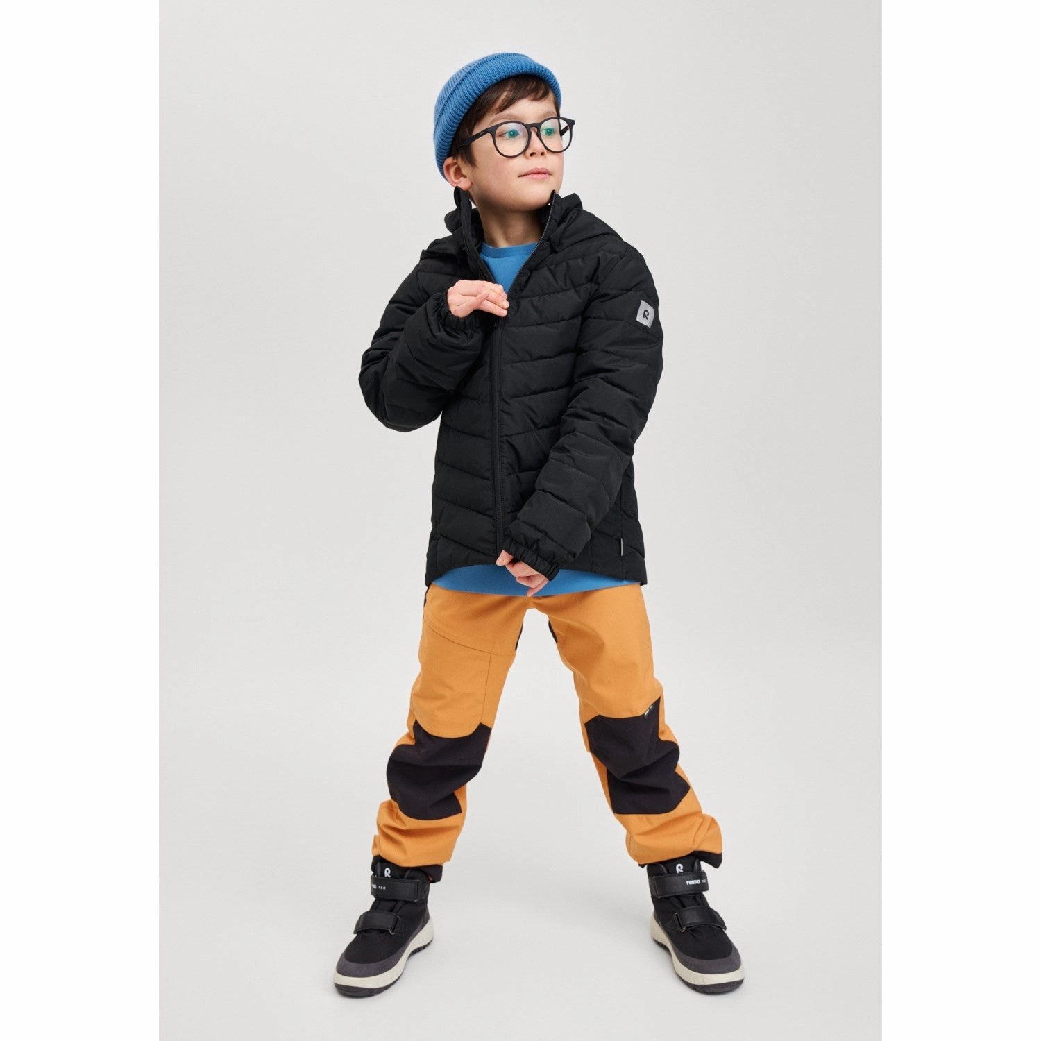 Reima Black Jacket Uumaja Black Casual Feel UV Protective