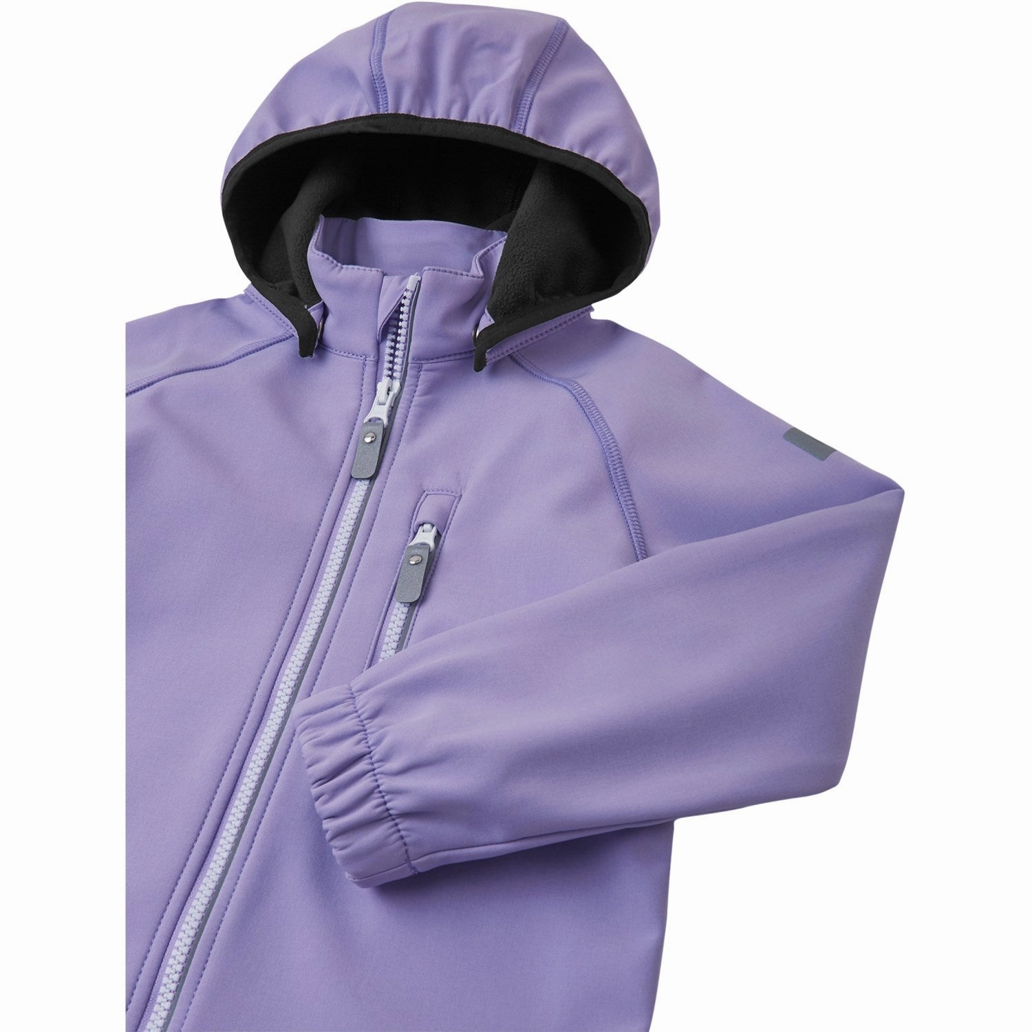 Reima Blooming Lilac Softshell Jacket Vantti DoubleLayered Collar Detachable Components