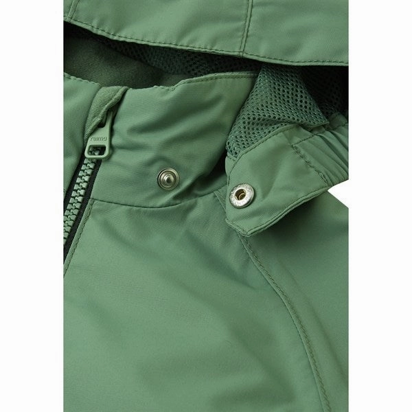 Reima Reimatec Jacket Soutu Green Full Zip Closure