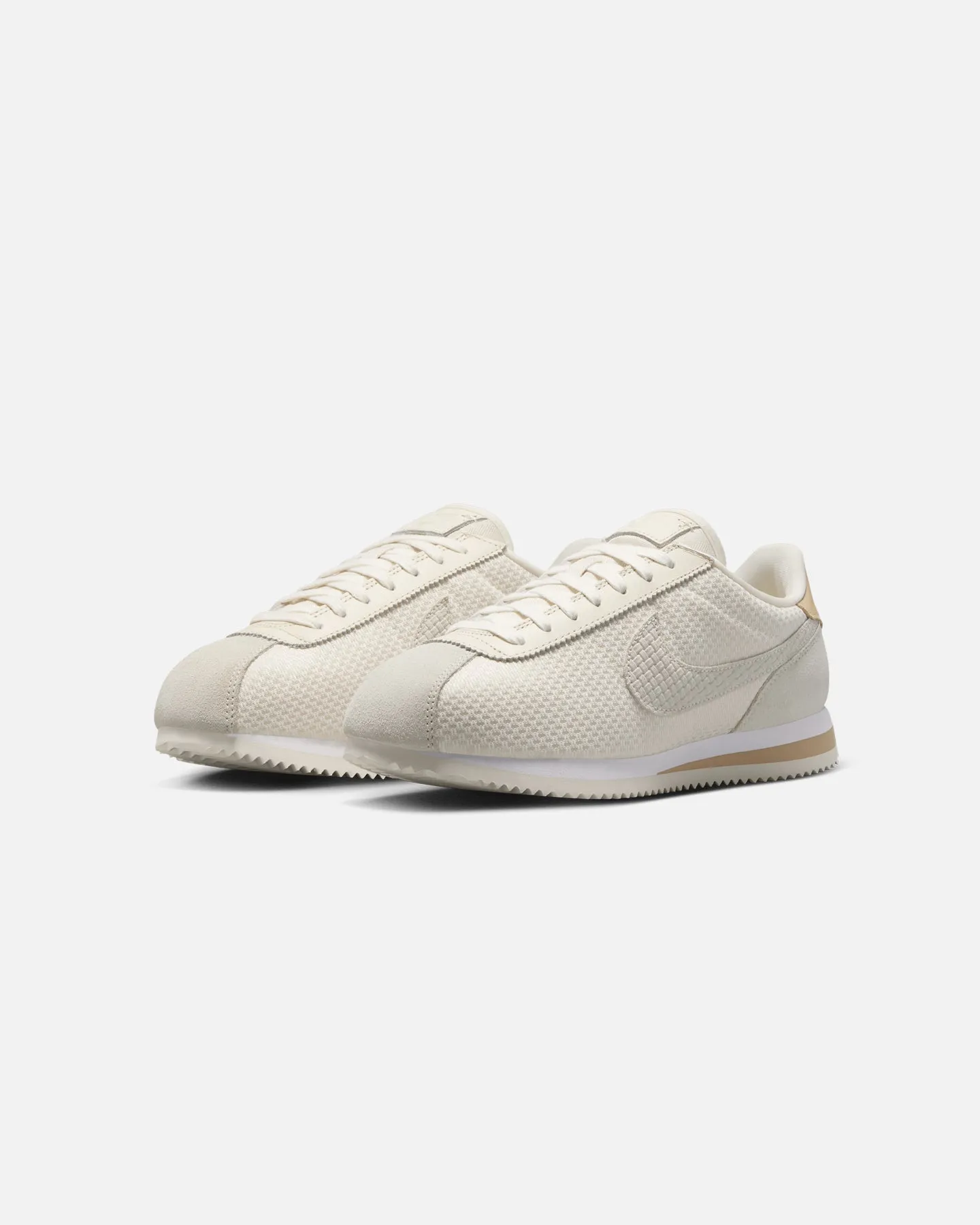 Nike Women's Cortez Pearl White/Sail polyurethane sole shoes Non Marking Tread