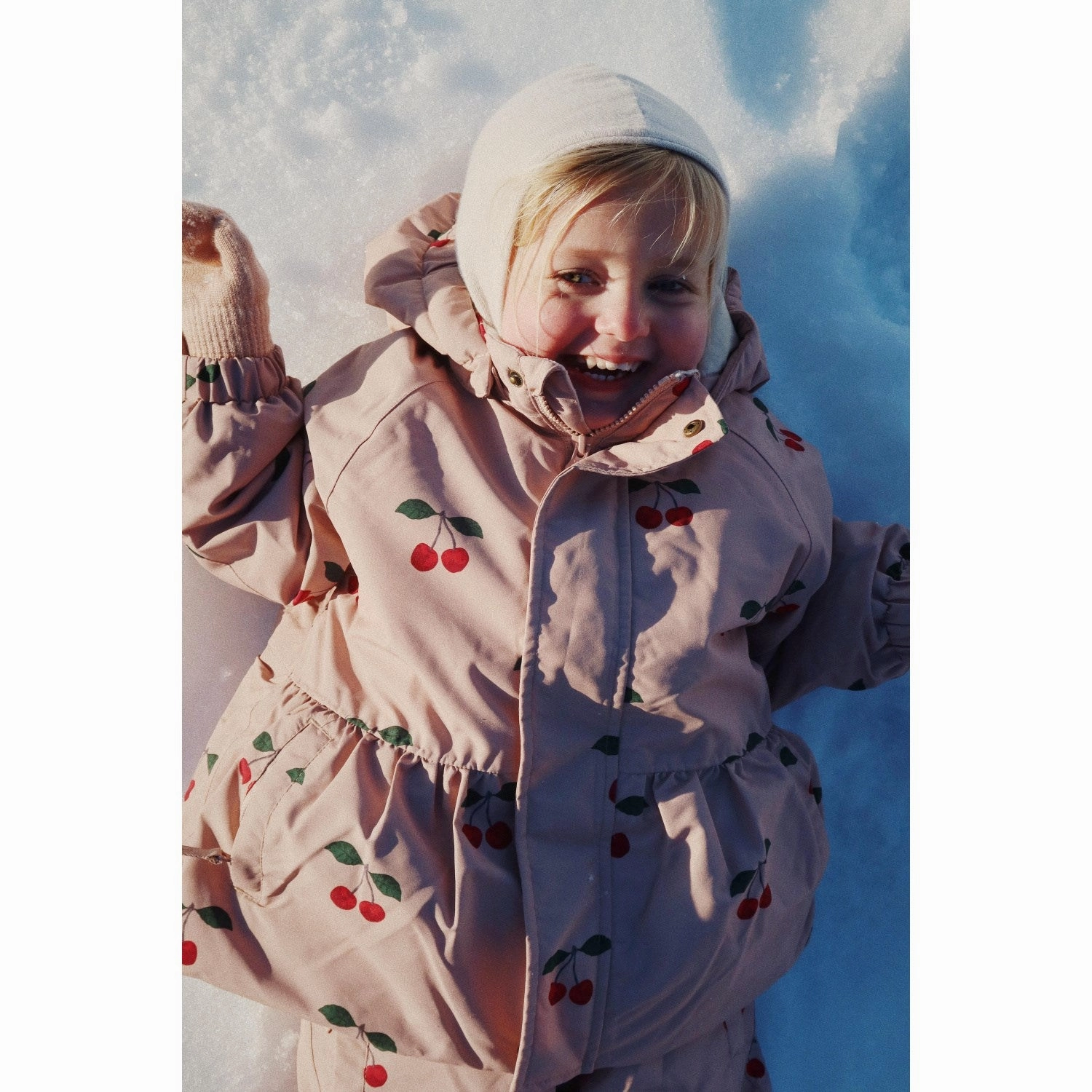 Konges Sl?jd Ma Grande Cerise Blush Mismou Frill Jacket InterchangeablePanels