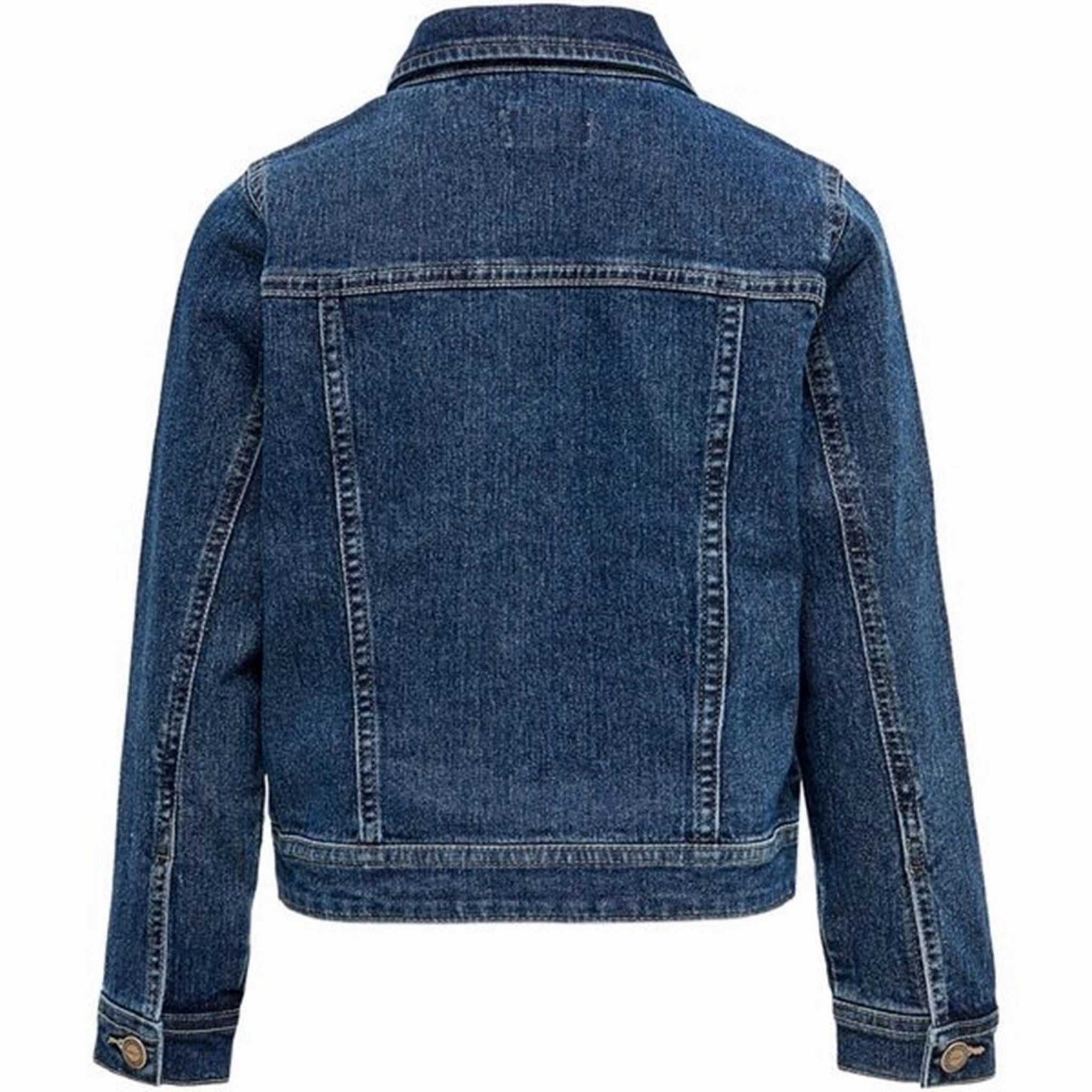 ElasticWaistband Wind Protection Kids ONLY Medium Blue Denim Sara Jacket