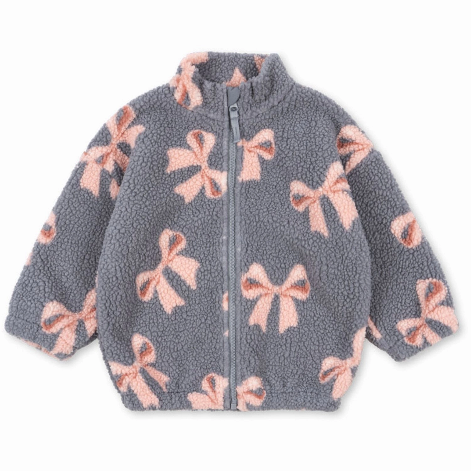 Four Way Stretch Konges Sl?jd Bella Blue Bow Jody Teddy Jacket Grs