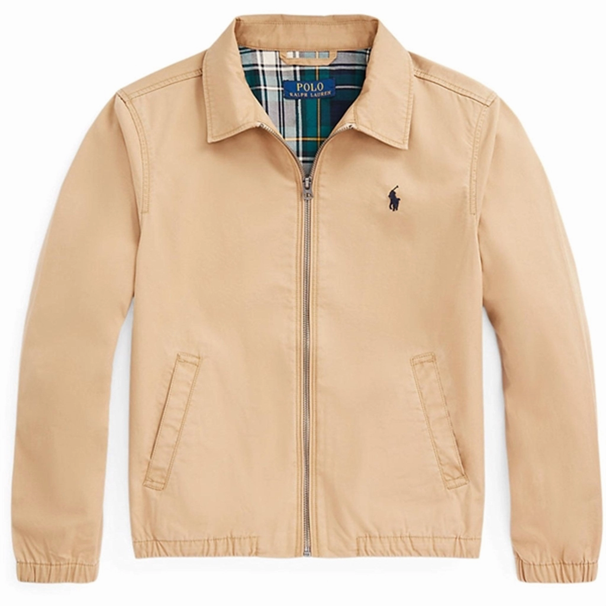 Seamless construction Polo Ralph Lauren Boy Windbreaker Jacket Cafe Tan